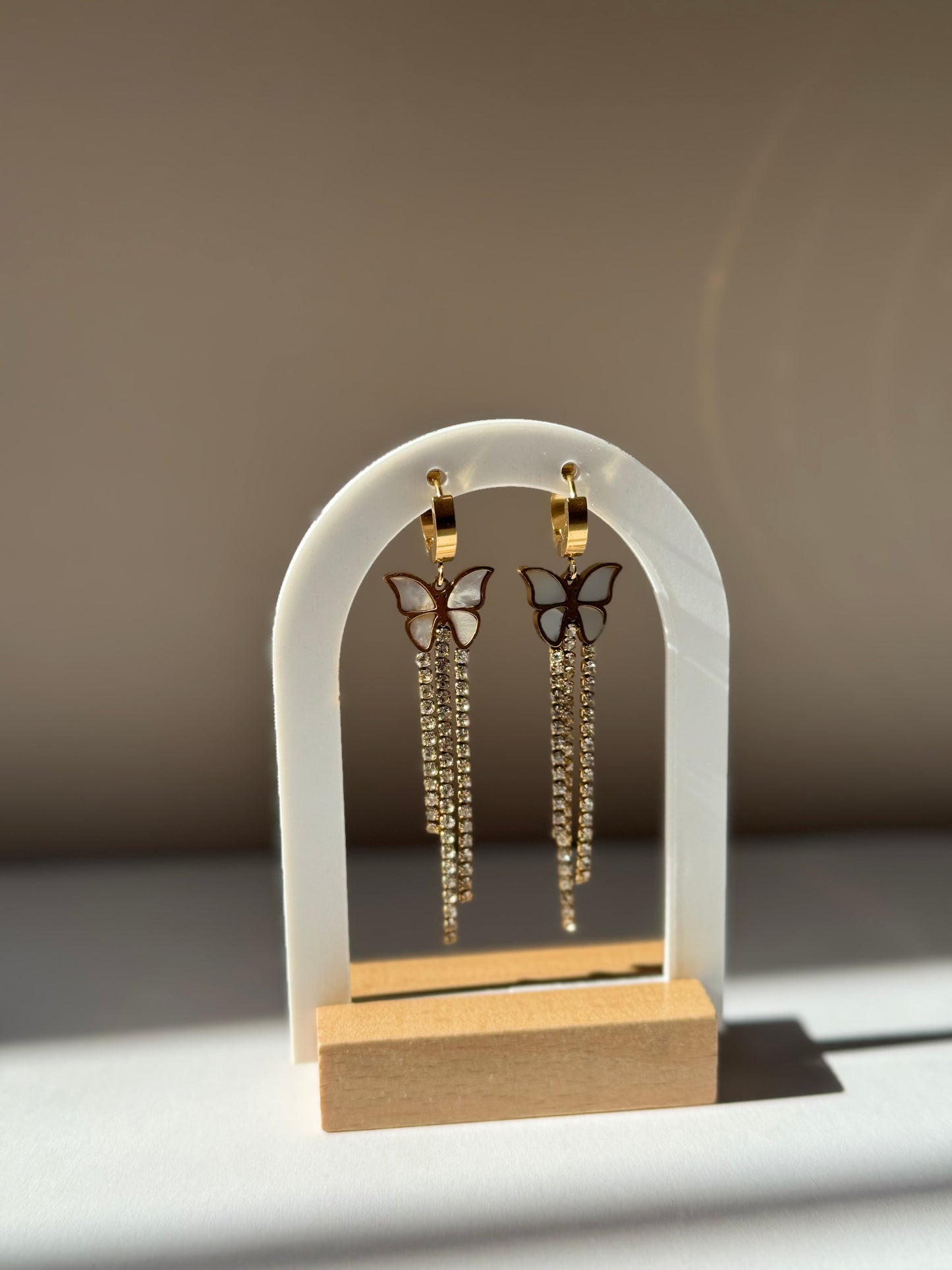 Boucles d'oreilles Papillon Élégance