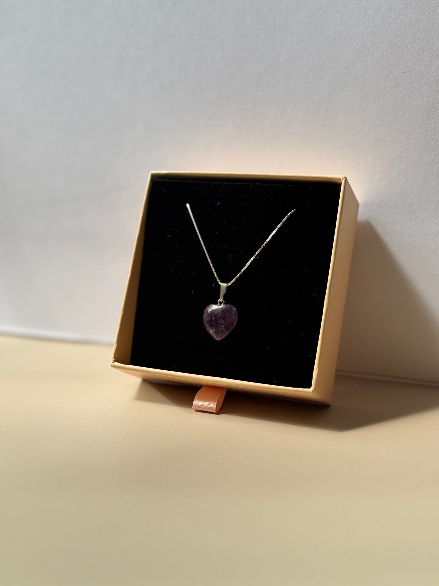 Pendentif Cœur d’Améthyste