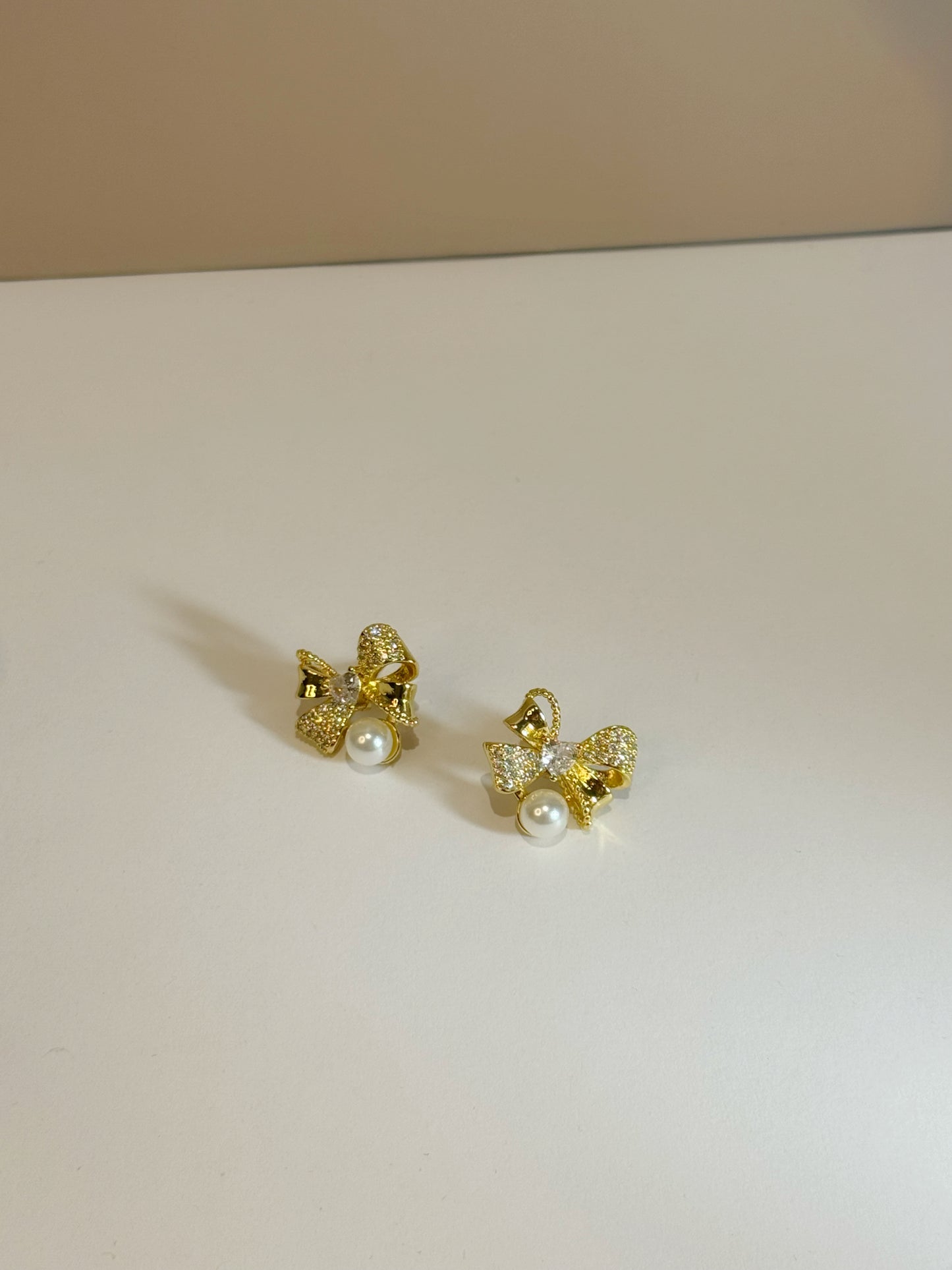 Boucles d'oreilles Noeud de Perle