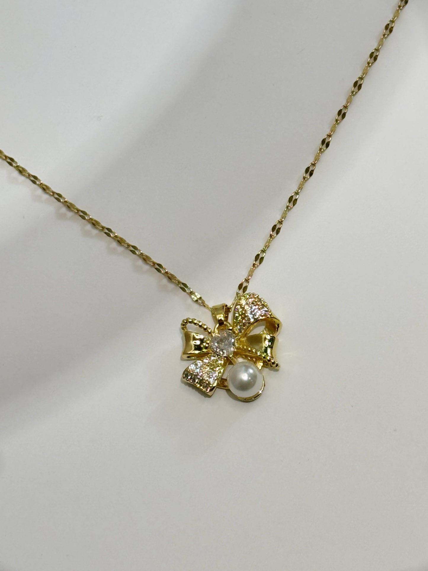 Collier Noeud de Perle