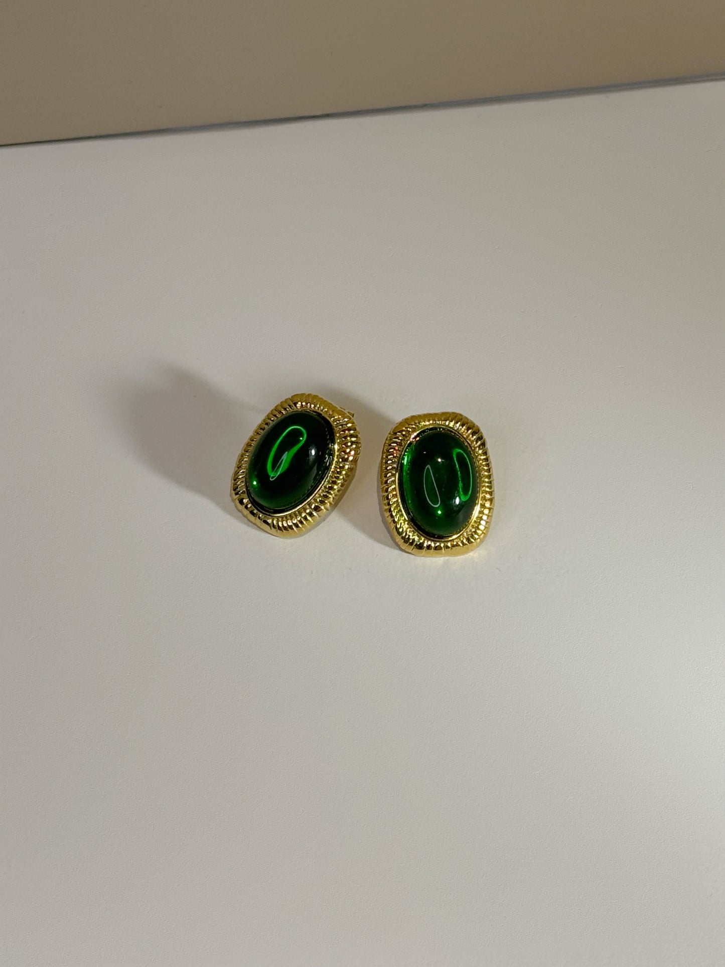 Boucles d’oreilles Émeraude Impériale