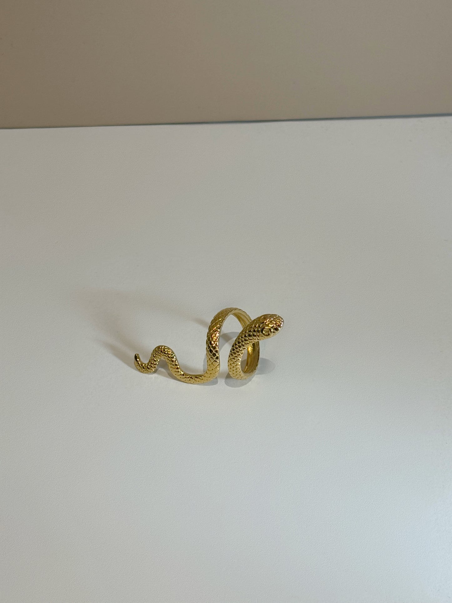 Bague Serpent Dorée