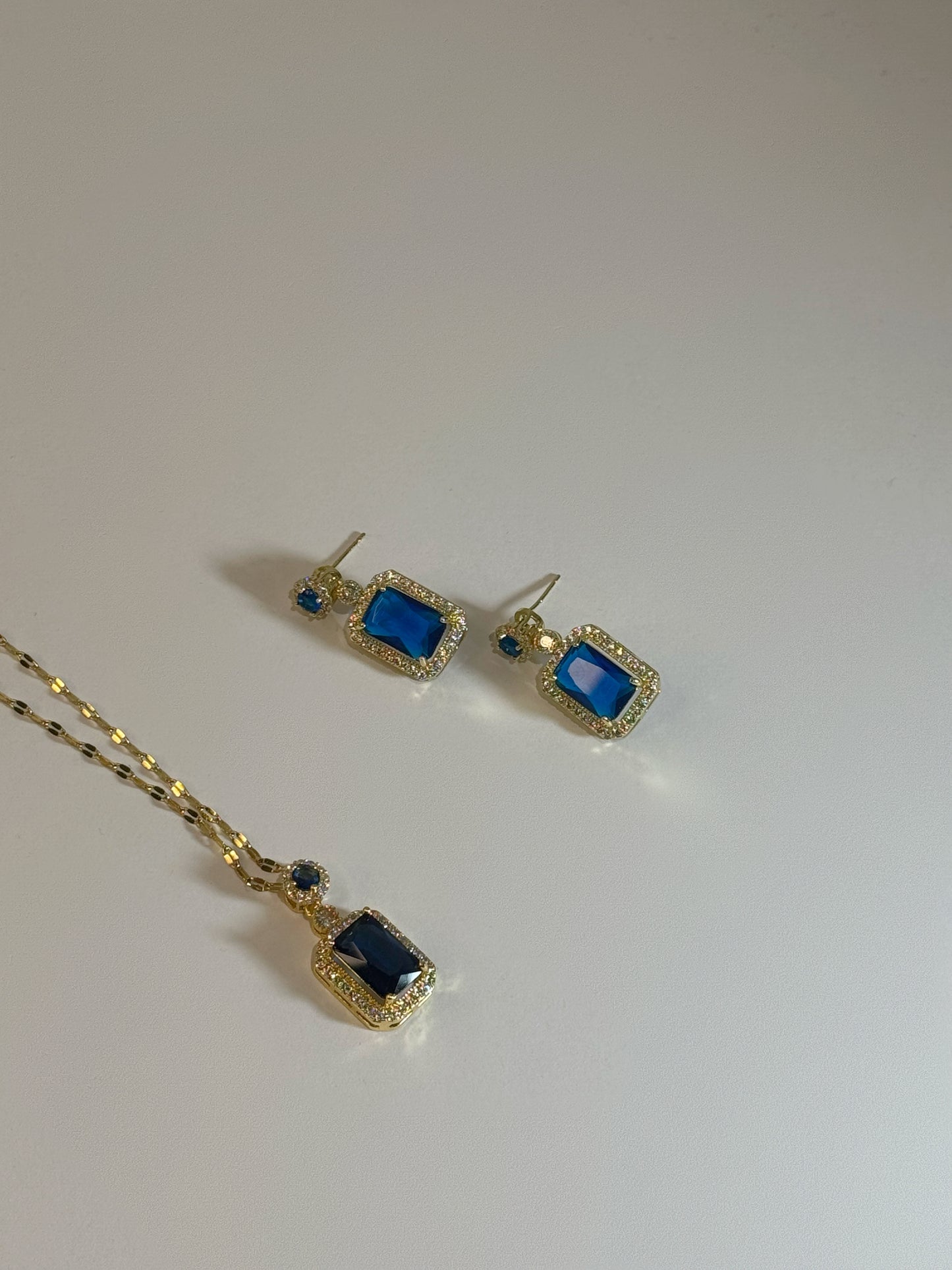 Parure Bleu Majestueux
