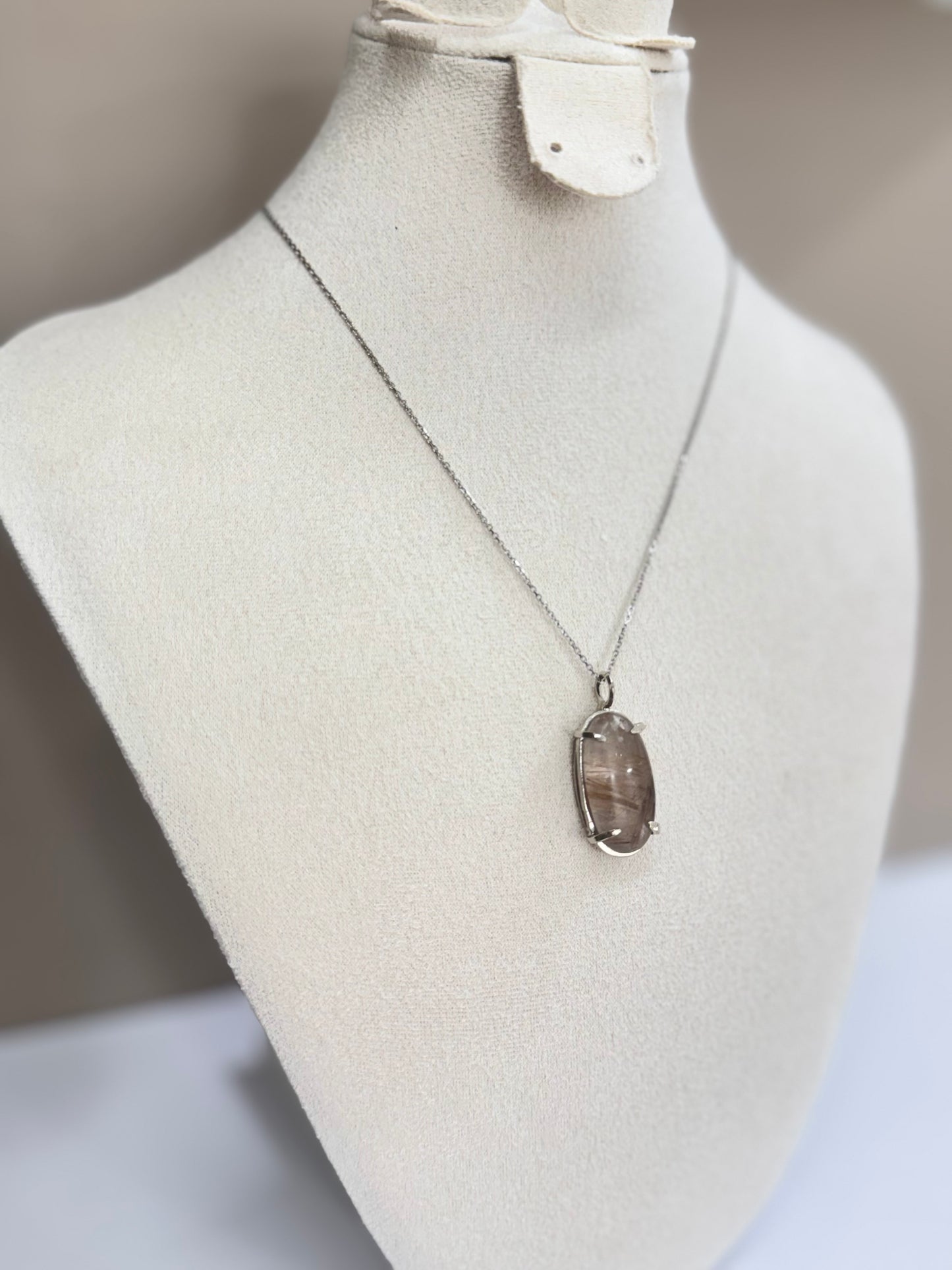 Collier Lumière Intérieure (Quartz rutile)