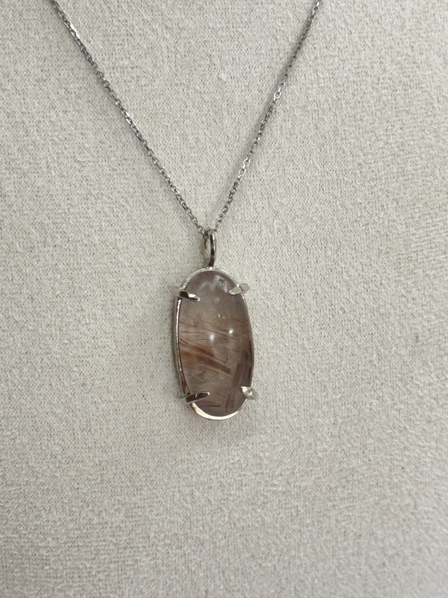 Collier Lumière Intérieure (Quartz rutile)