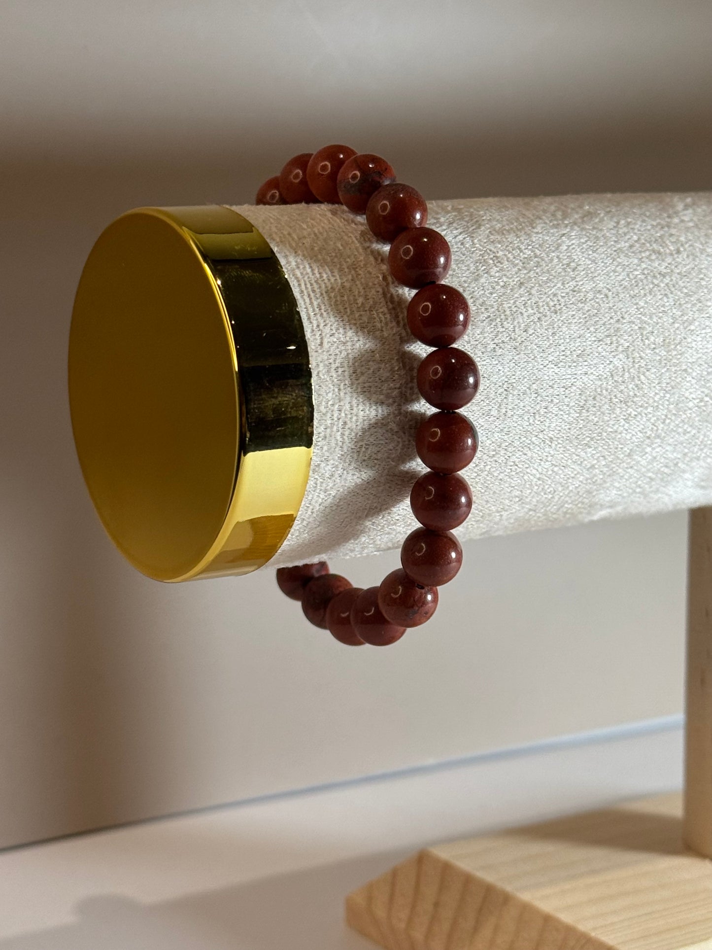 Bracelet Force d’Atlas (Jaspe rouge)