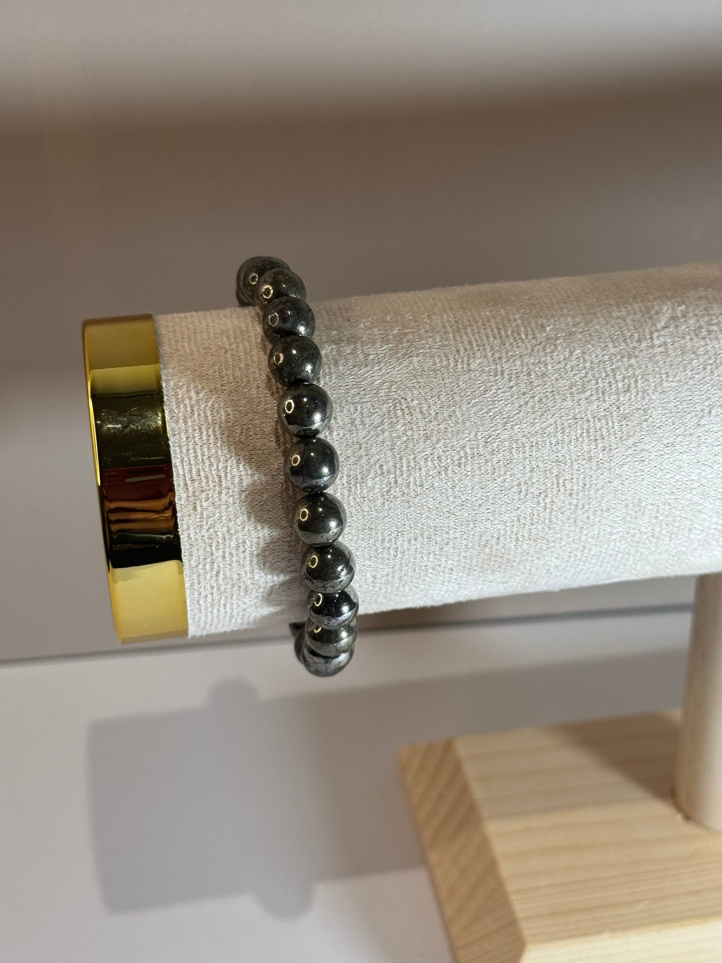Bracelet Force Silencieuse (pyrite)