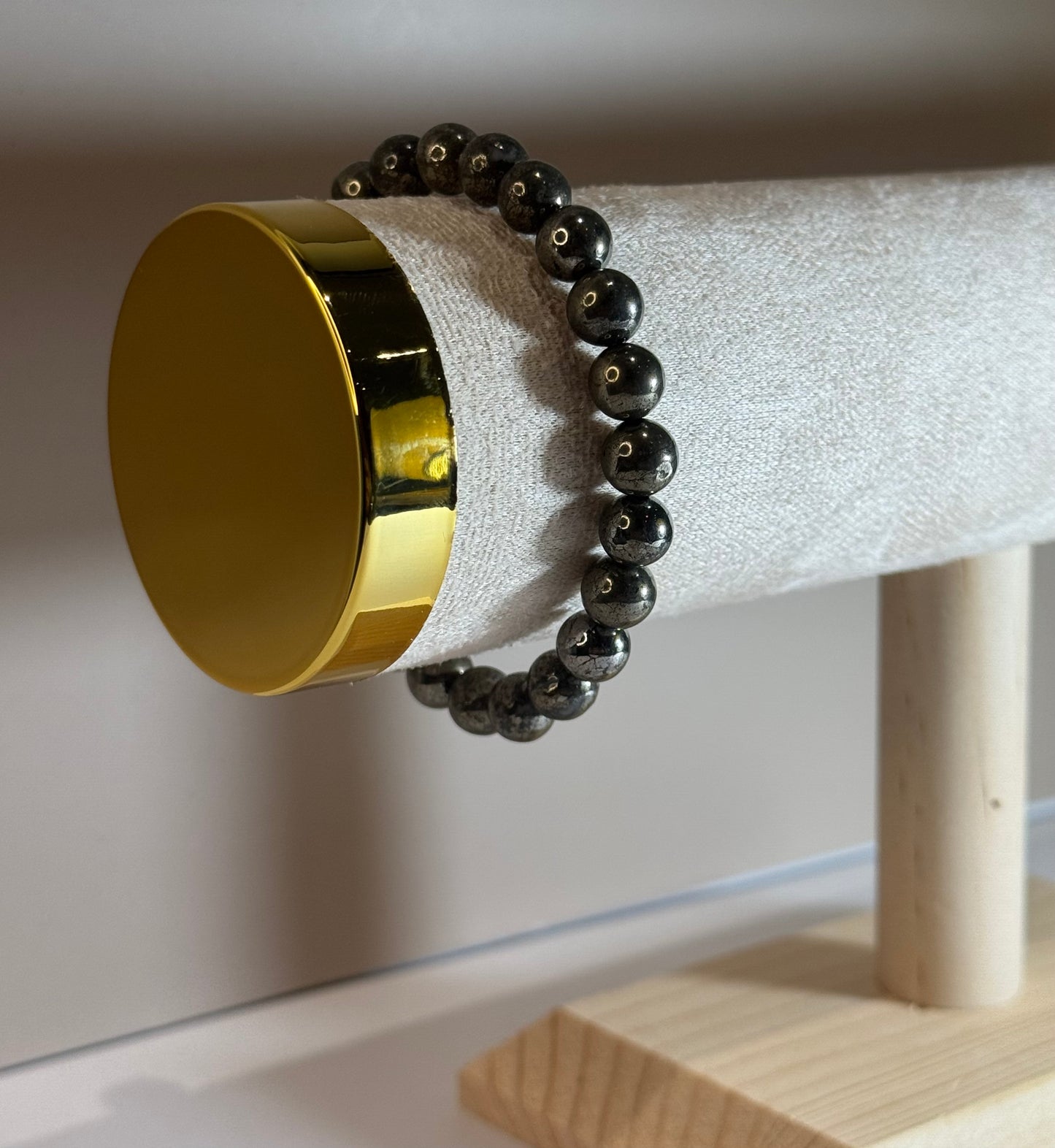 Bracelet Force Silencieuse (pyrite)