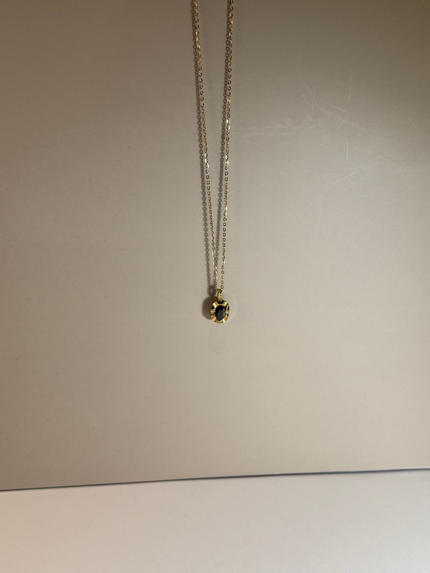 Collier Saphir Étoilé