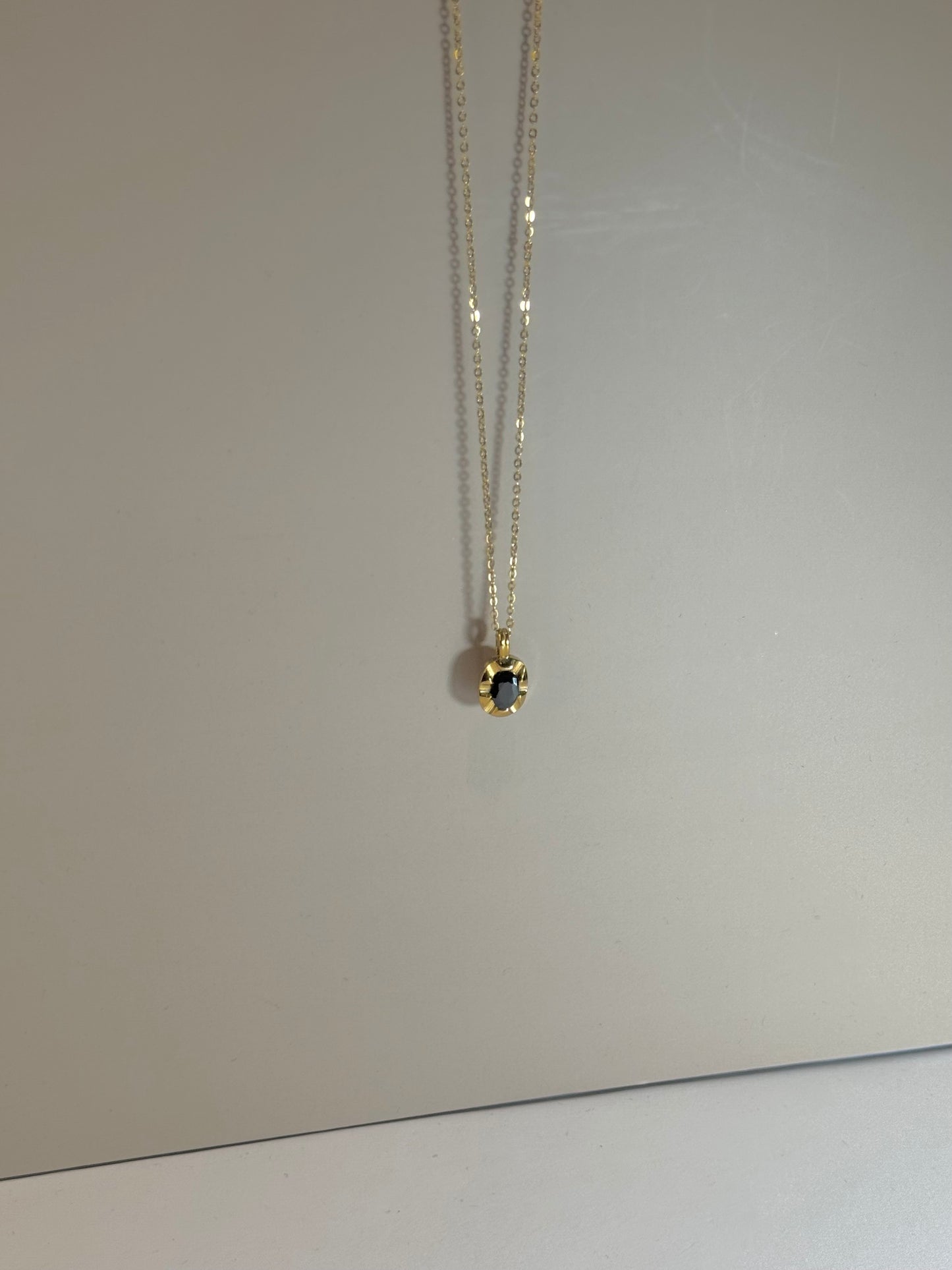 Collier Saphir Étoilé
