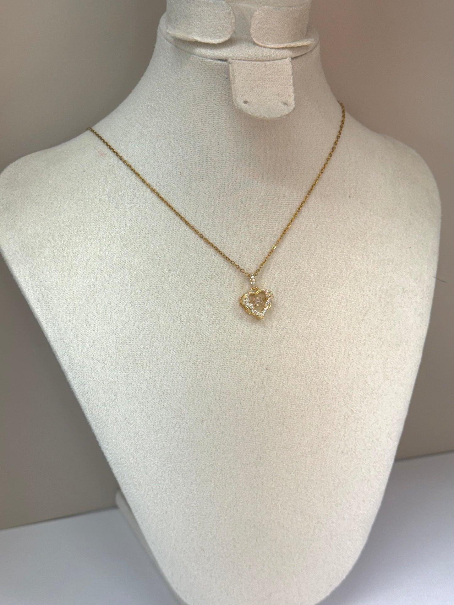 Collier Cœur Cristallin