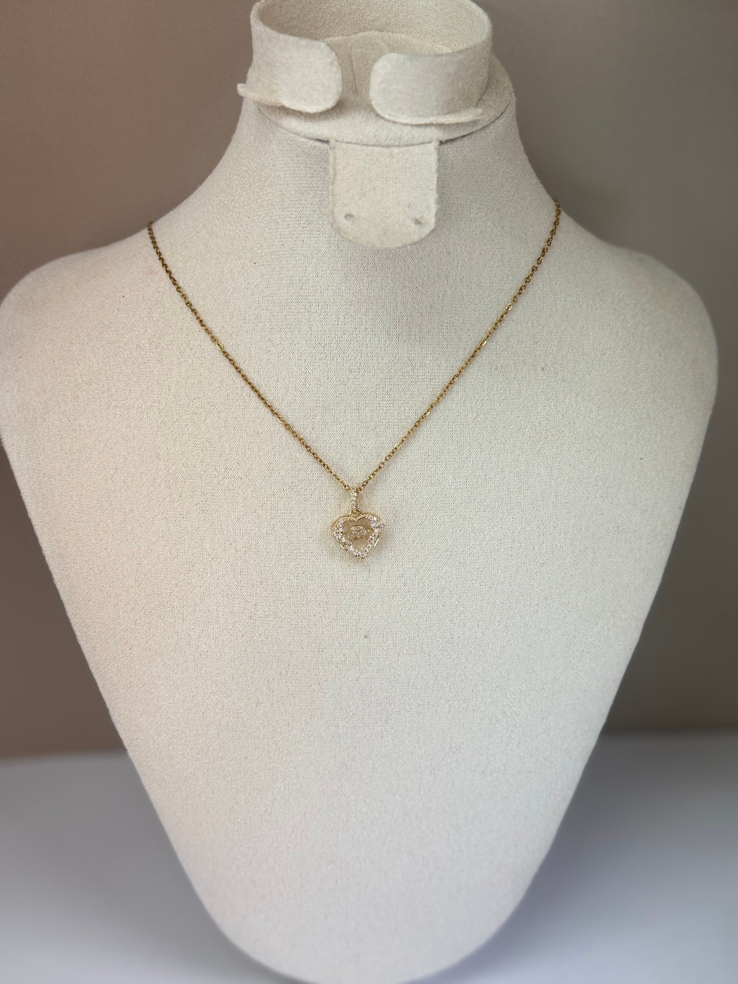 Collier Cœur Cristallin