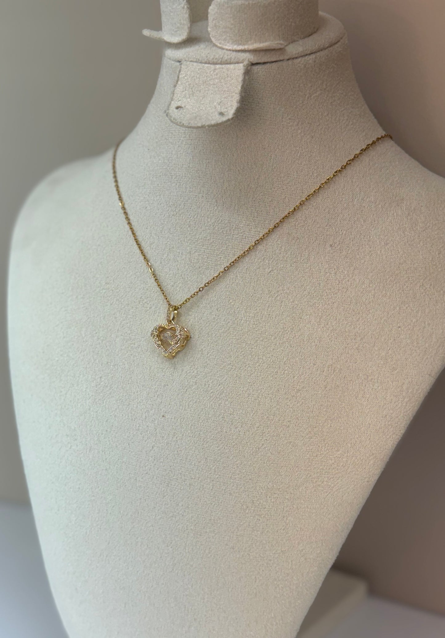Collier Cœur Cristallin