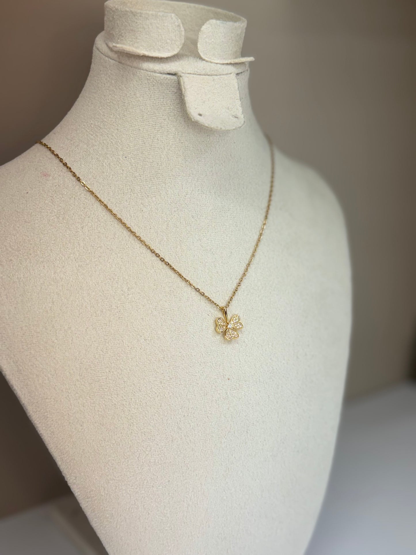 Collier Papillon Doré