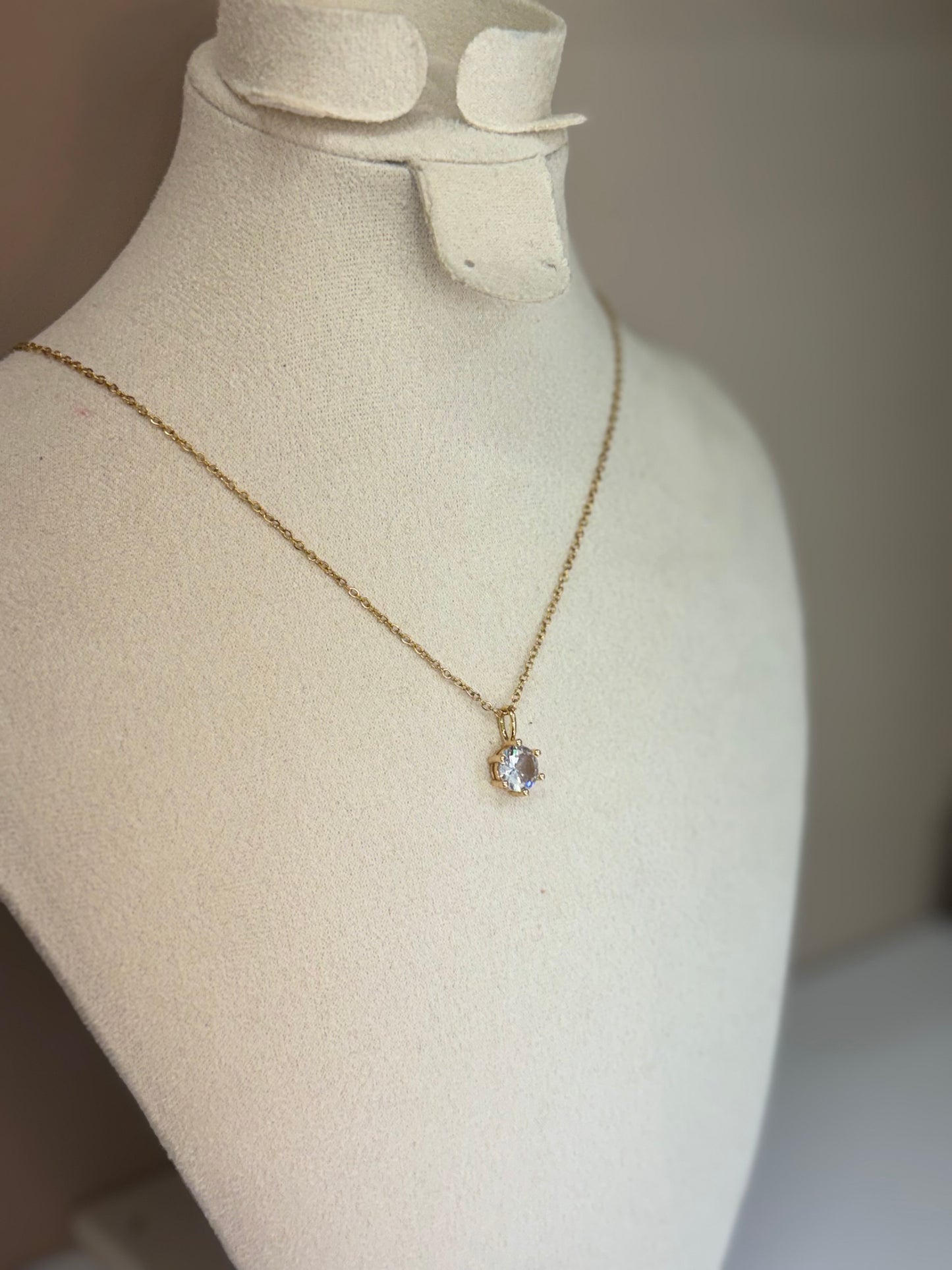 Collier Éclat Solitaire