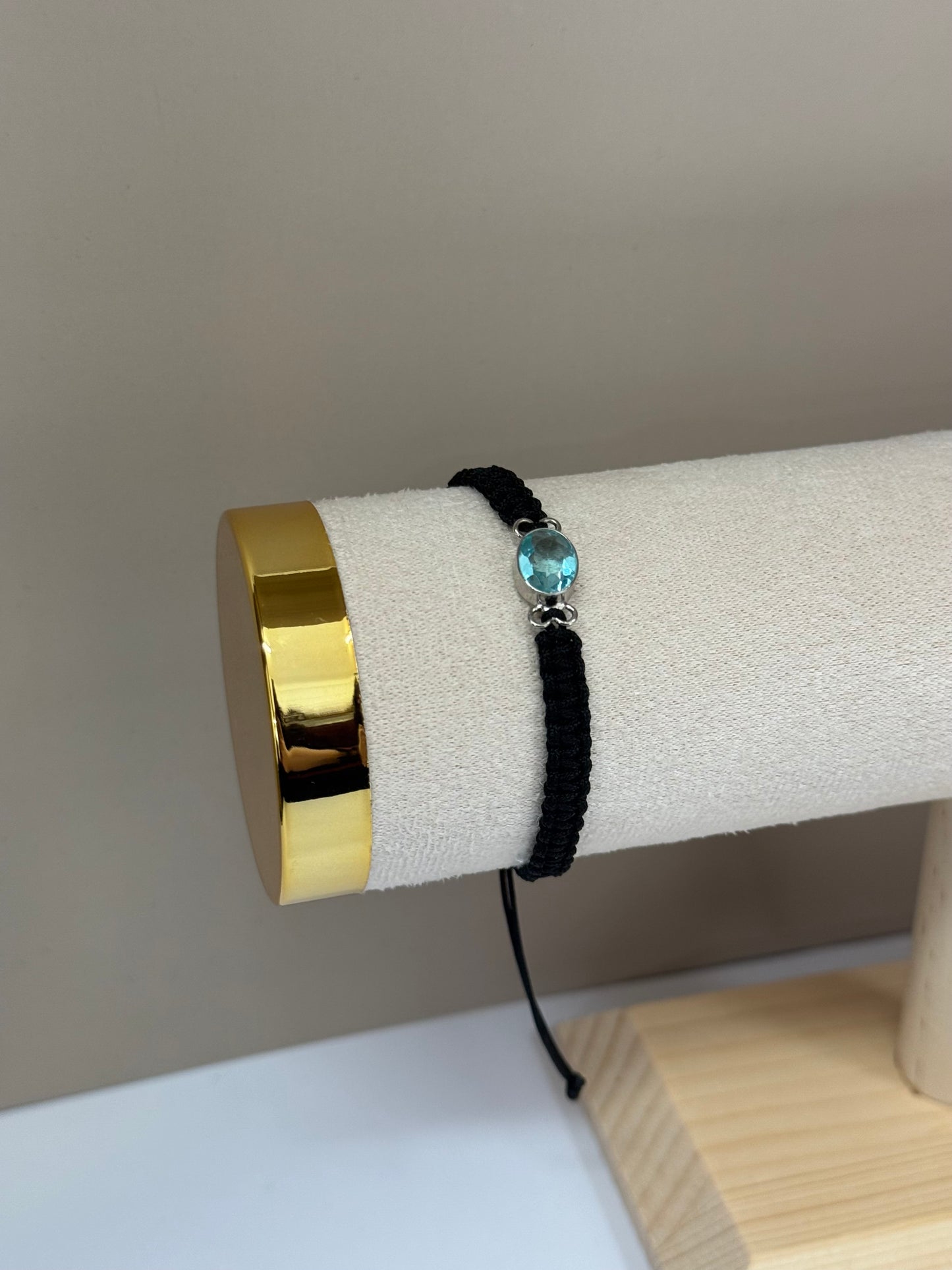 Bracelet Lumière Céleste (Topaze Bleue)