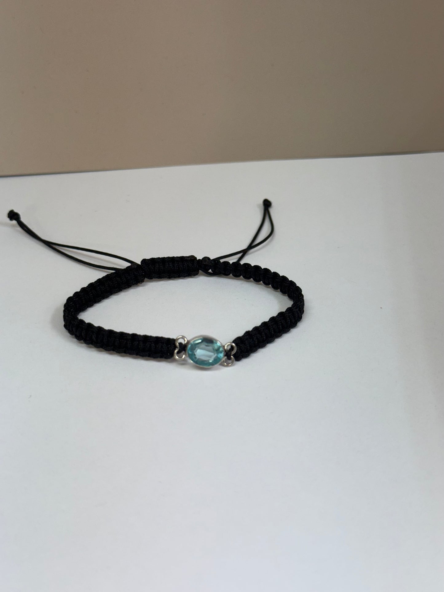 Bracelet Lumière Céleste (Topaze Bleue)