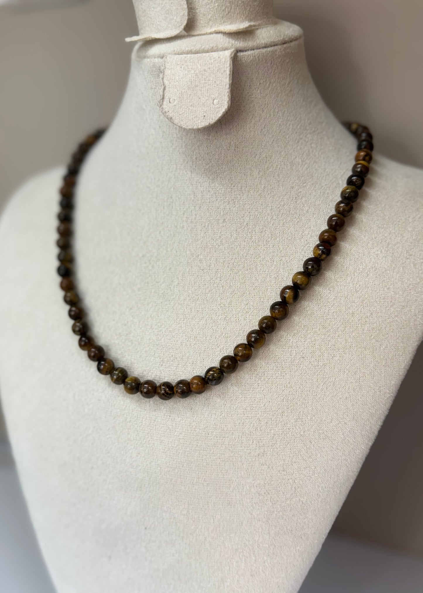 Collier Force Intérieure (Œil de Tigre)