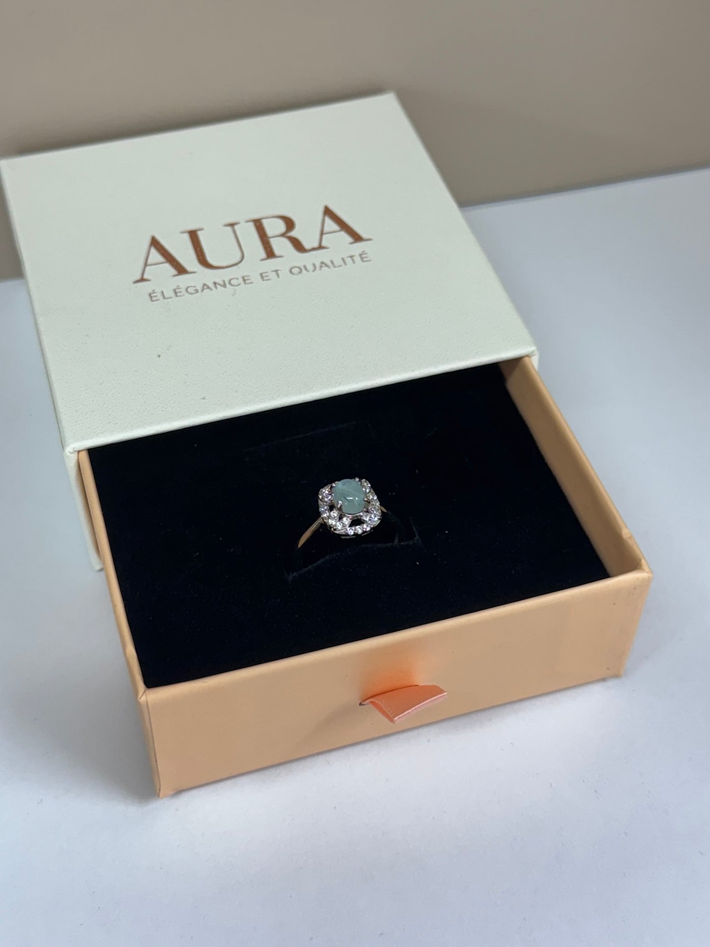 Bague Céleste en Tourmaline Bleue