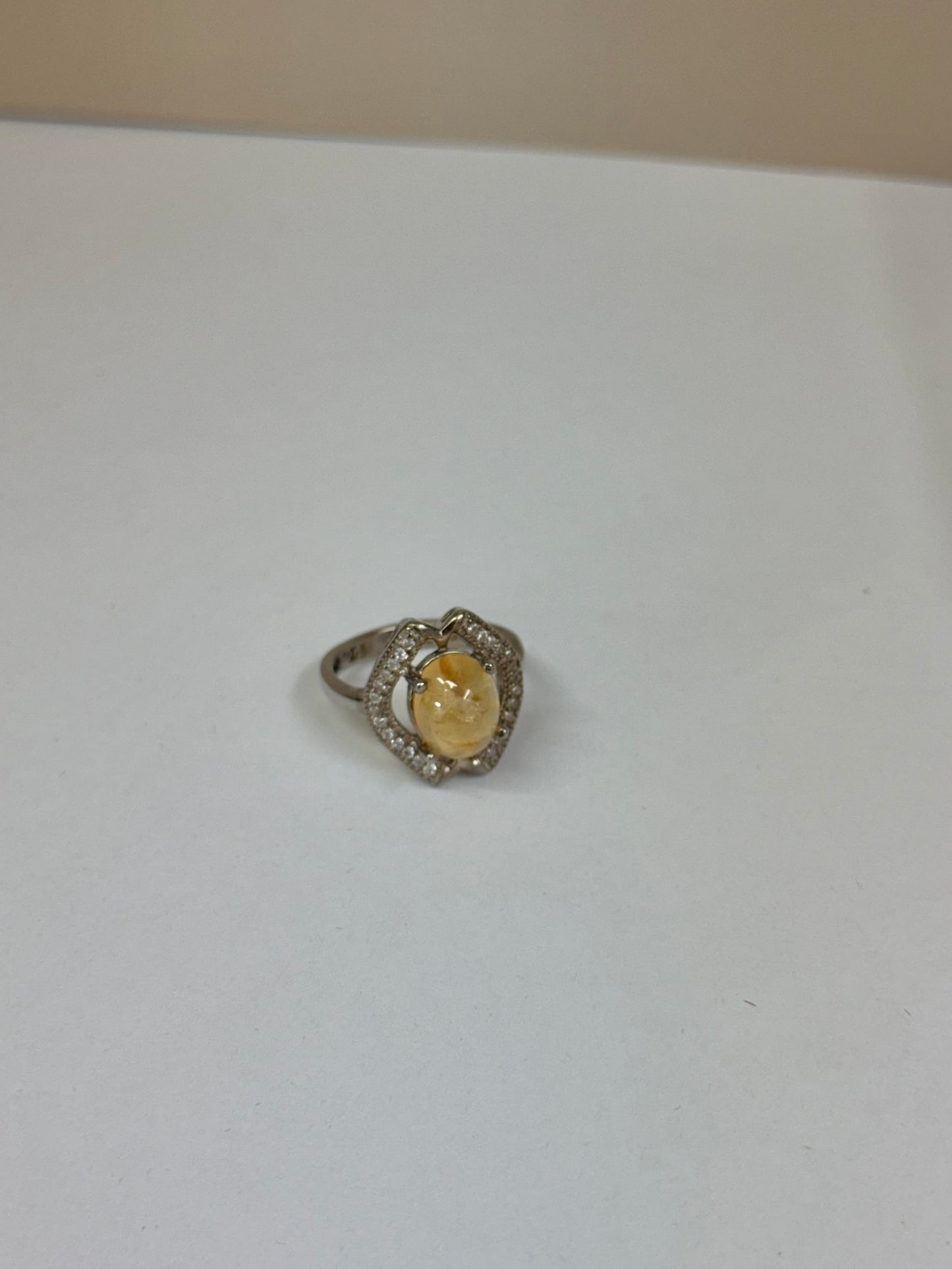Bague Soleil Doré (Citrine)