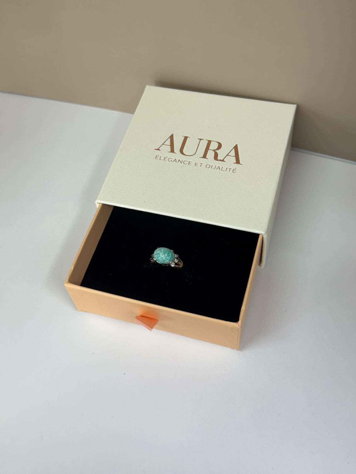 Bague Onde d’Amazonite