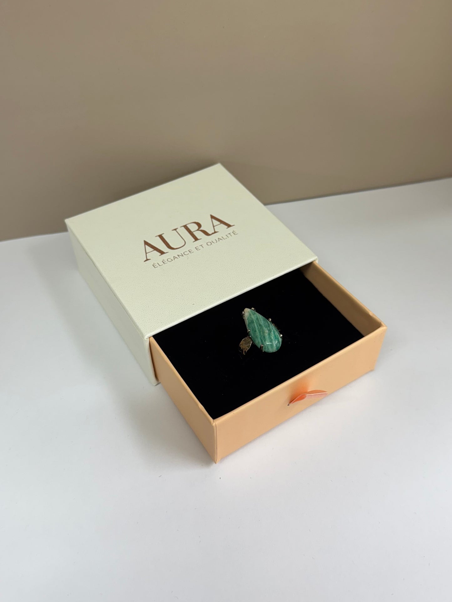 Bague Élan d’Amazonite