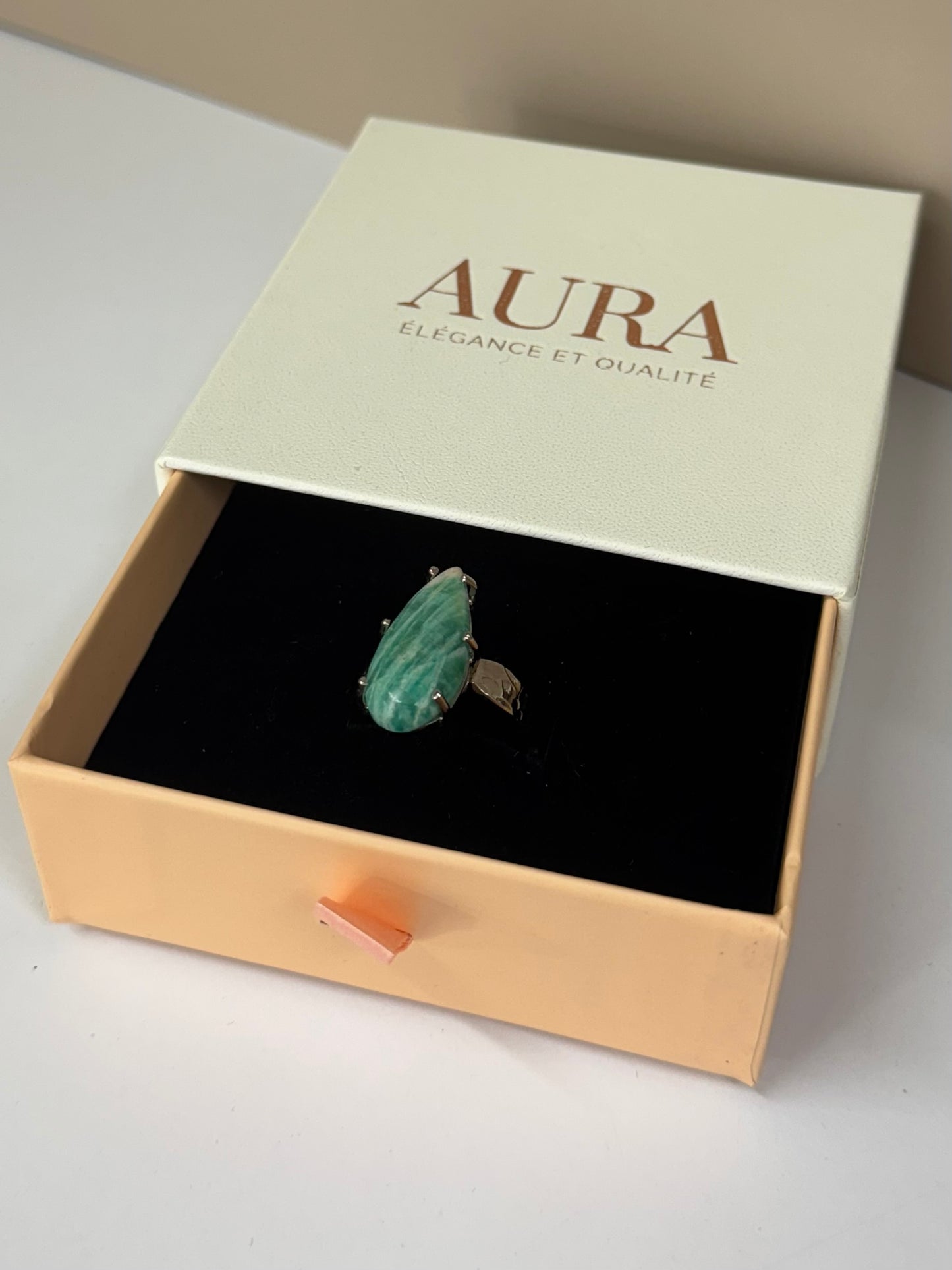 Bague Élan d’Amazonite