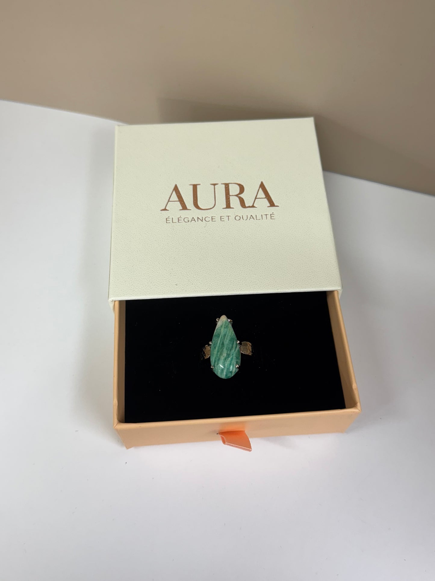 Bague Élan d’Amazonite
