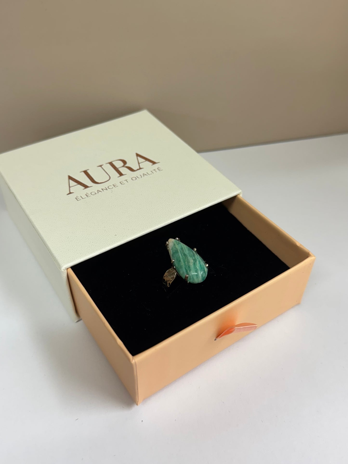 Bague Élan d’Amazonite
