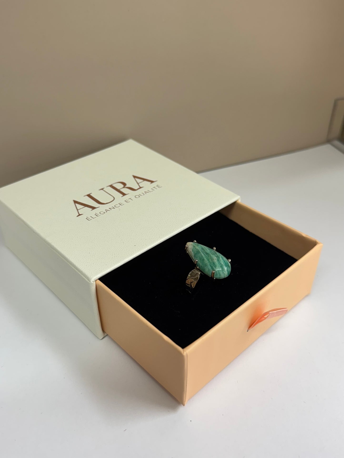 Bague Élan d’Amazonite