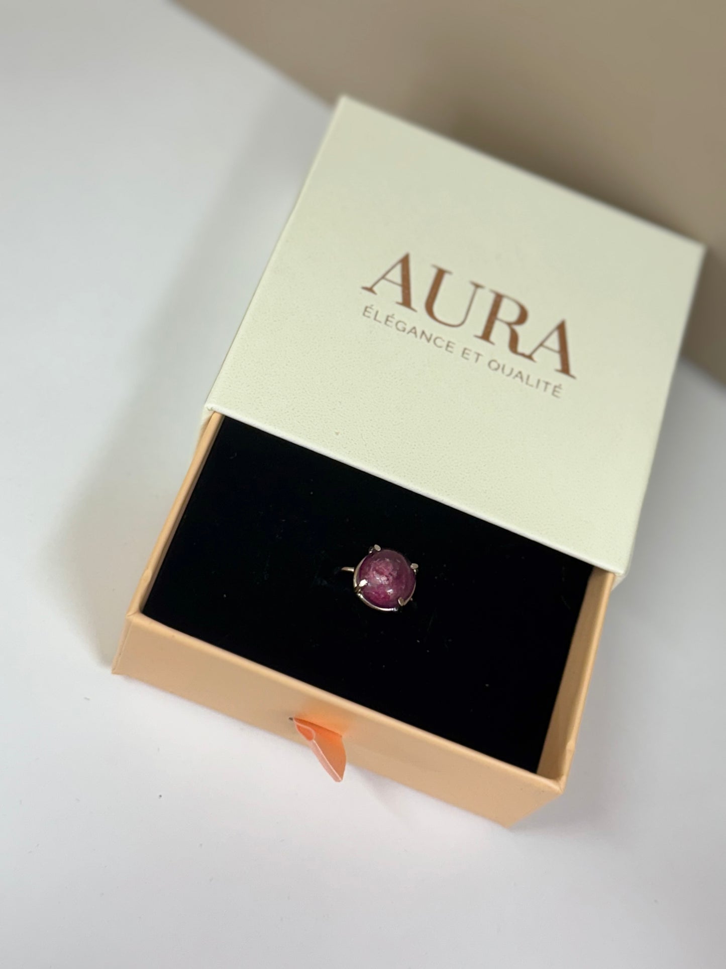Bague Flamme du Cœur (Rubis)