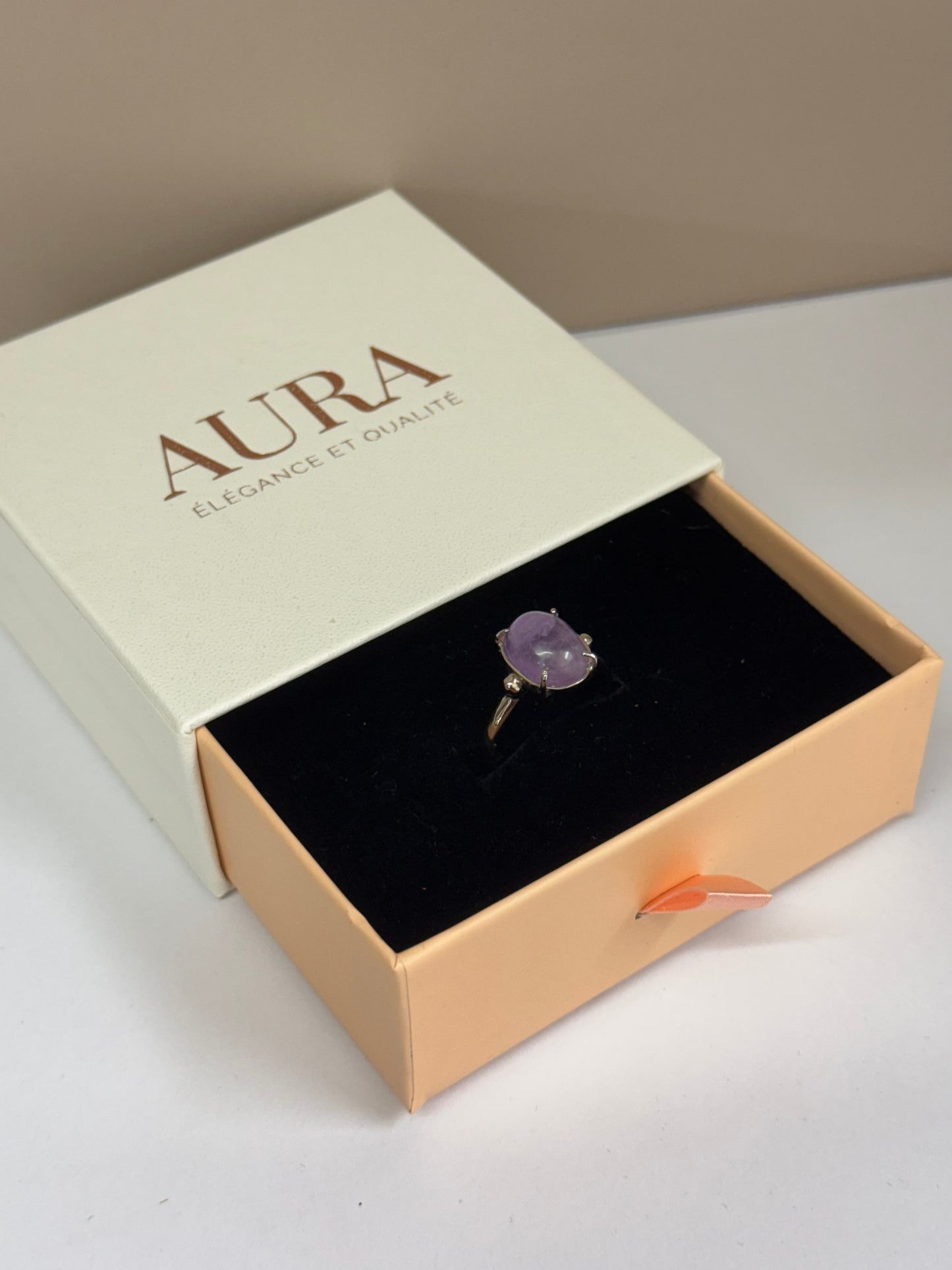 Bague Aura Lavande (Amethyste)
