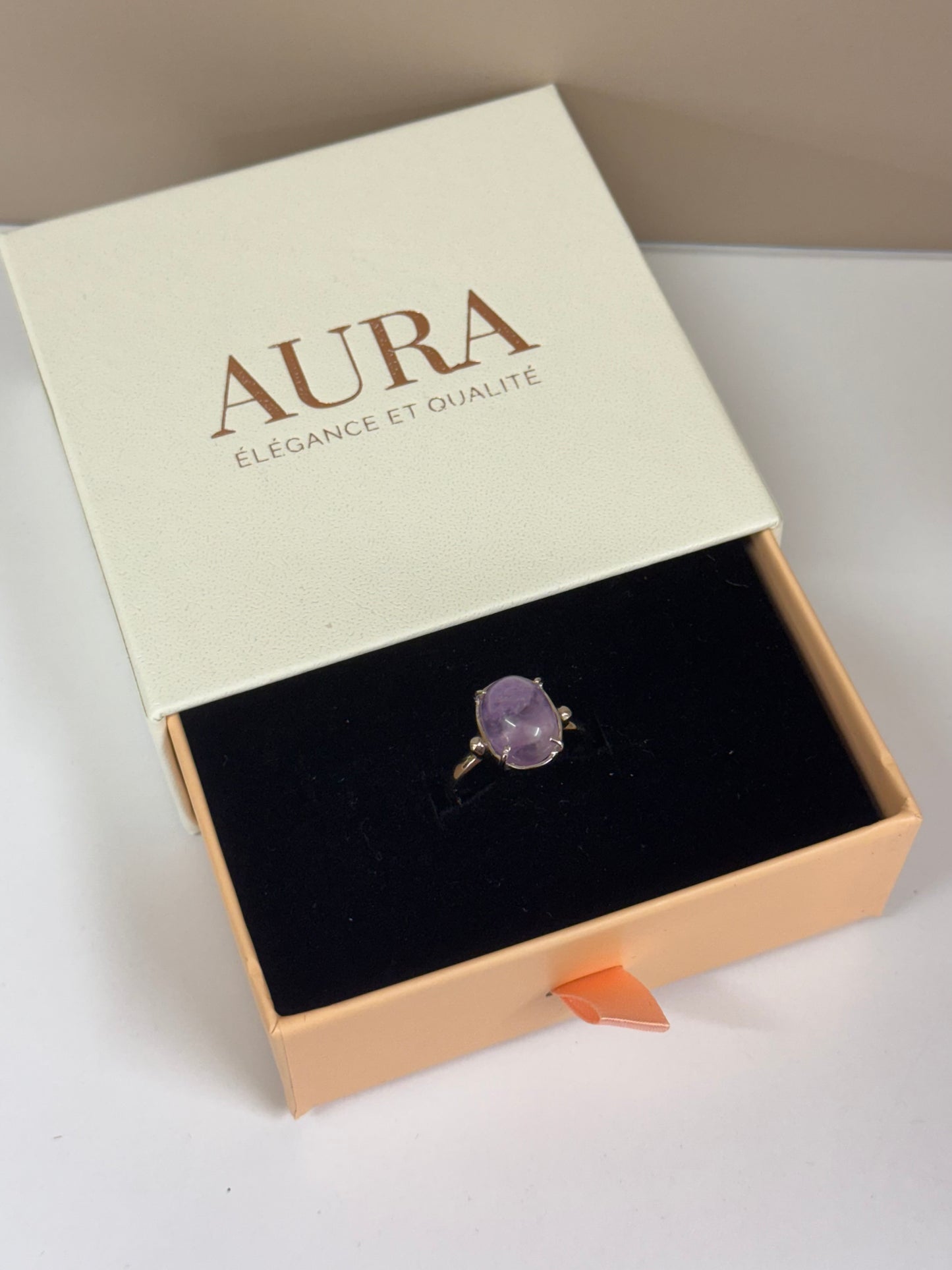 Bague Aura Lavande (Amethyste)