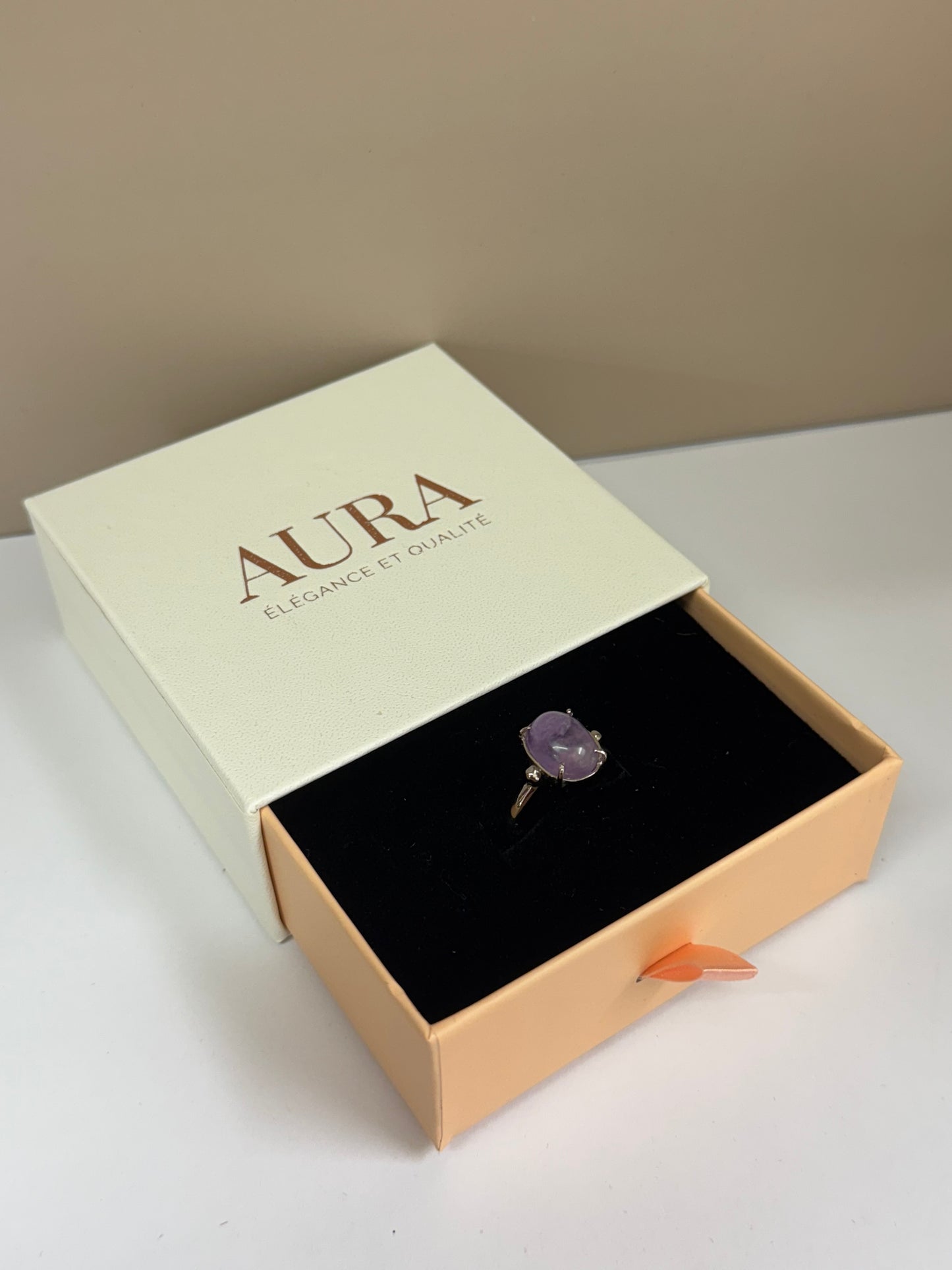 Bague Aura Lavande (Amethyste)