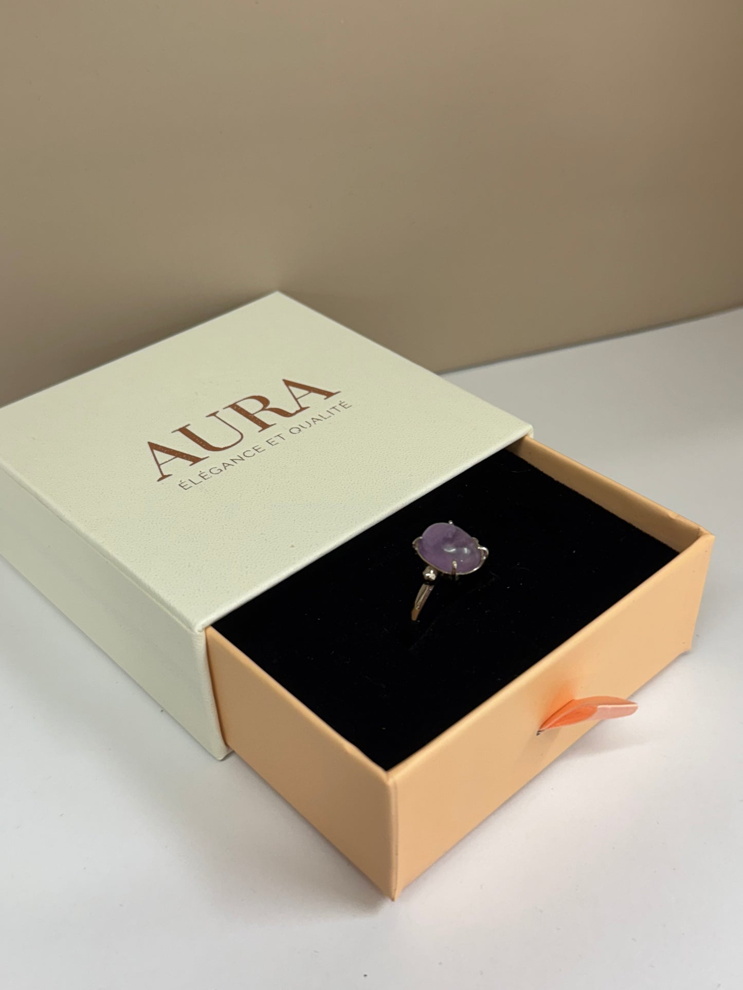 Bague Aura Lavande (Amethyste)