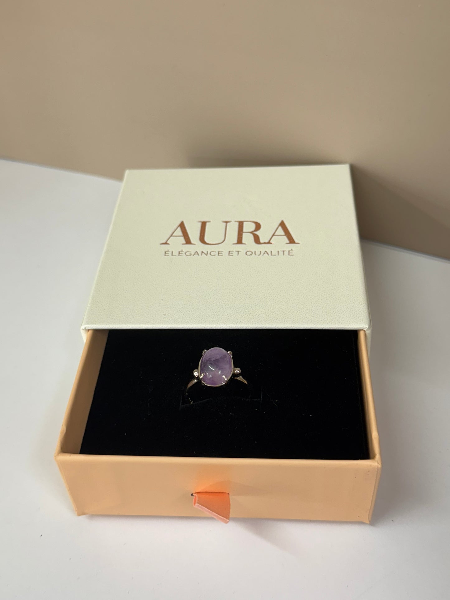 Bague Aura Lavande (Amethyste)
