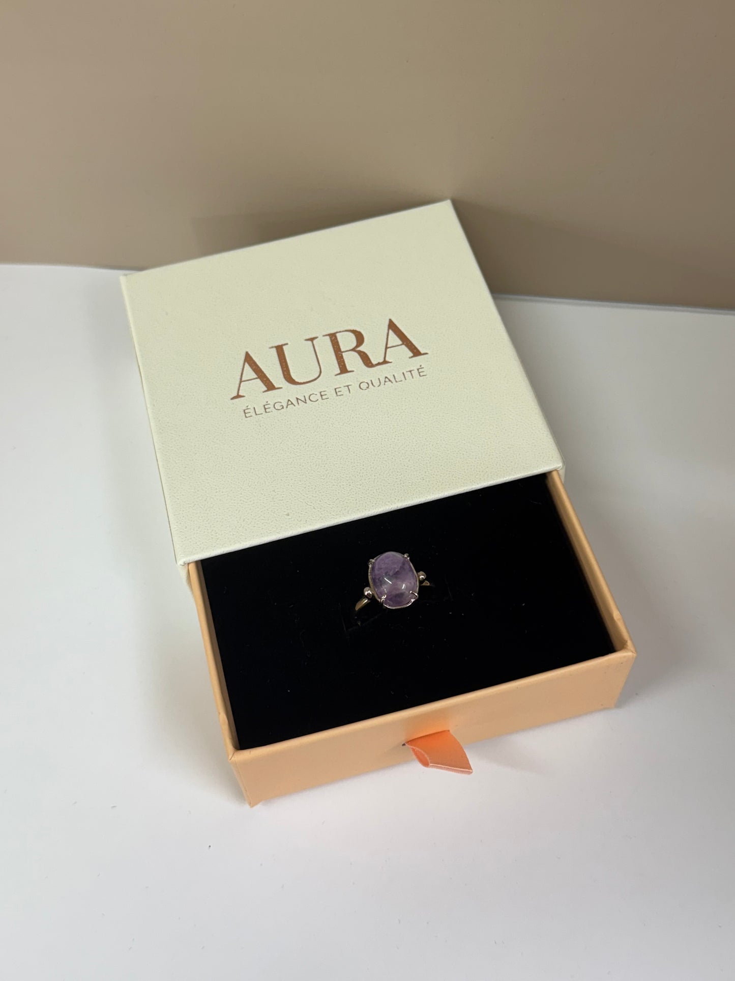 Bague Aura Lavande (Amethyste)