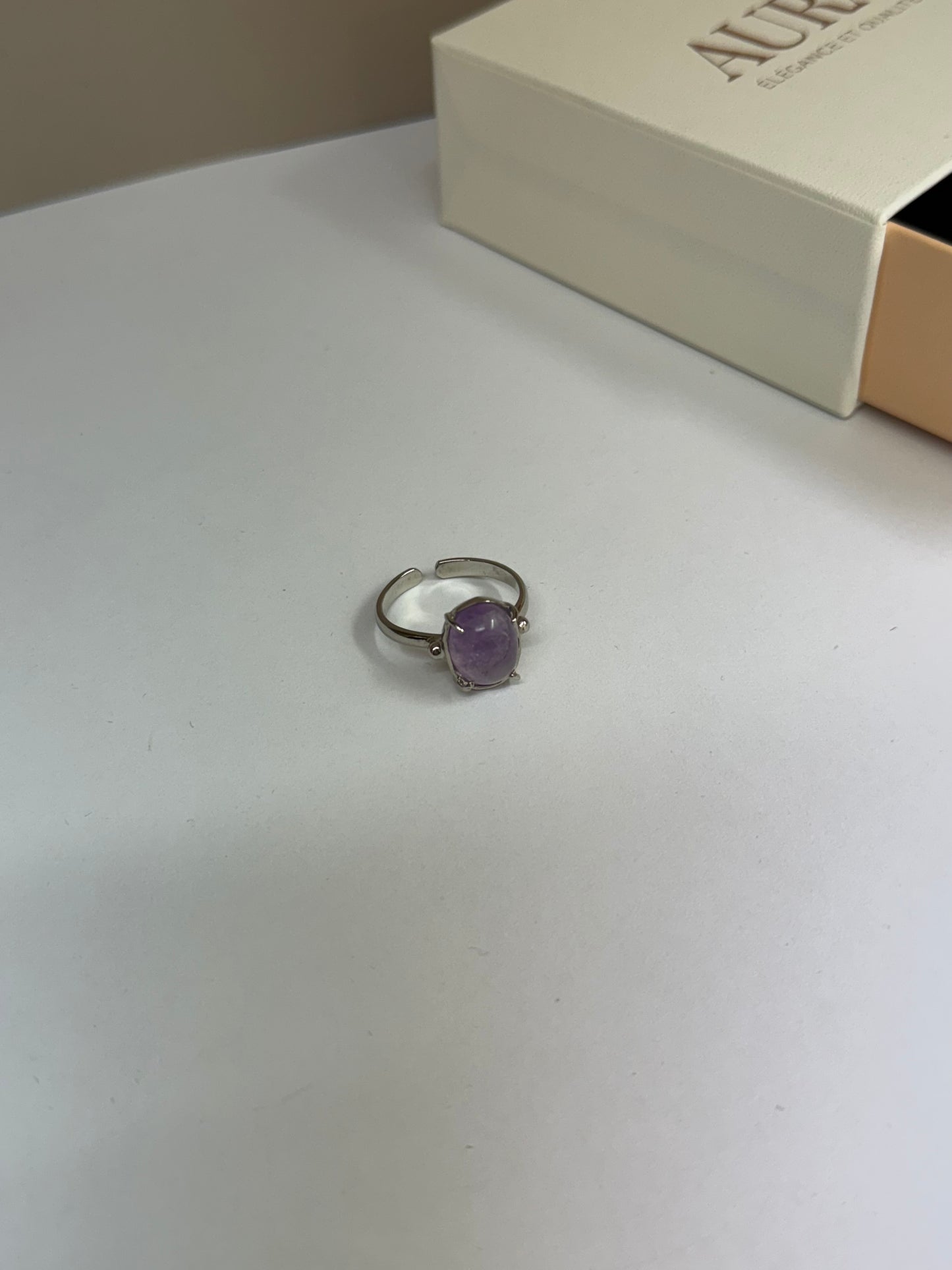 Bague Aura Lavande (Amethyste)