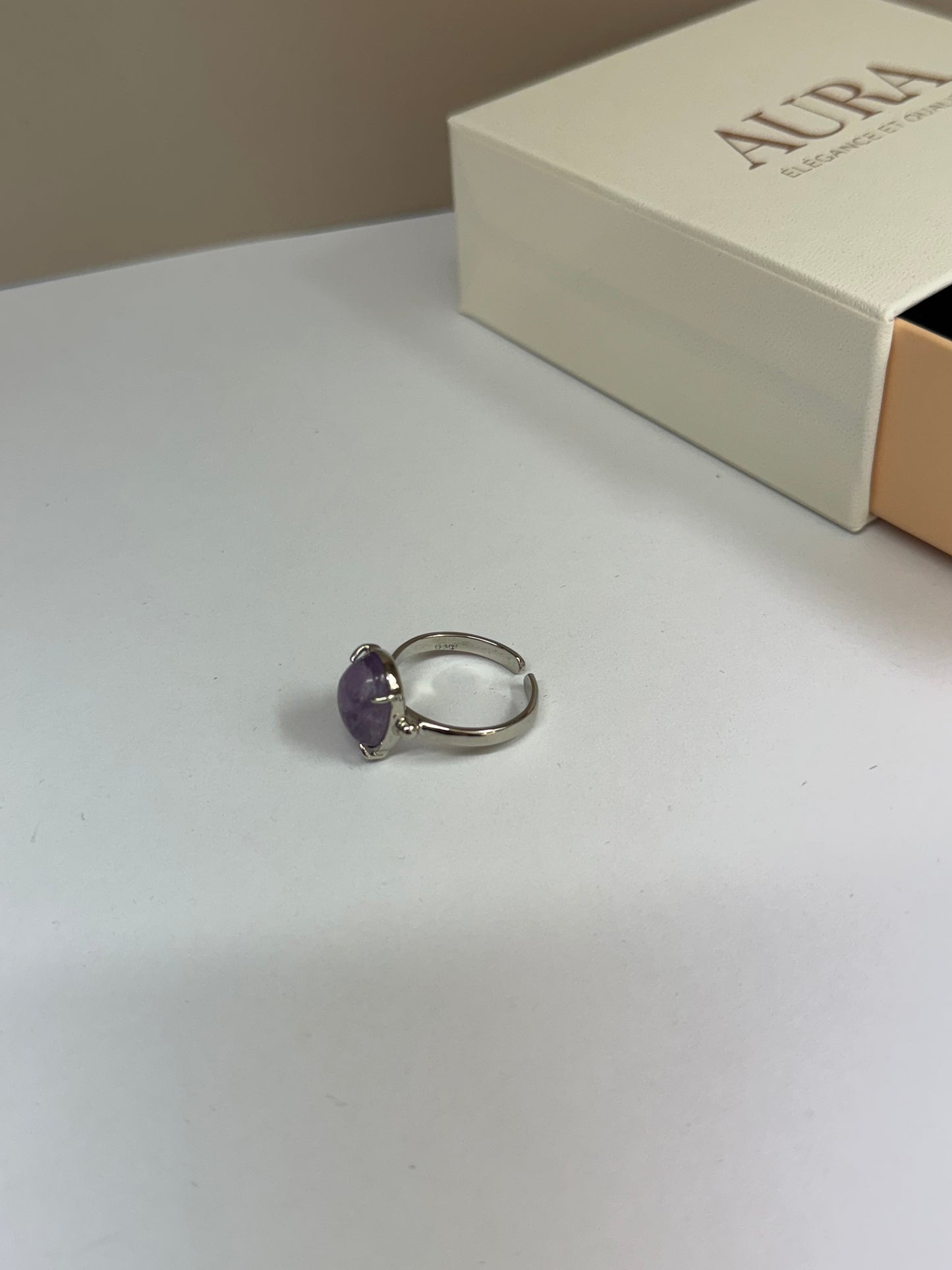 Bague Aura Lavande (Amethyste)