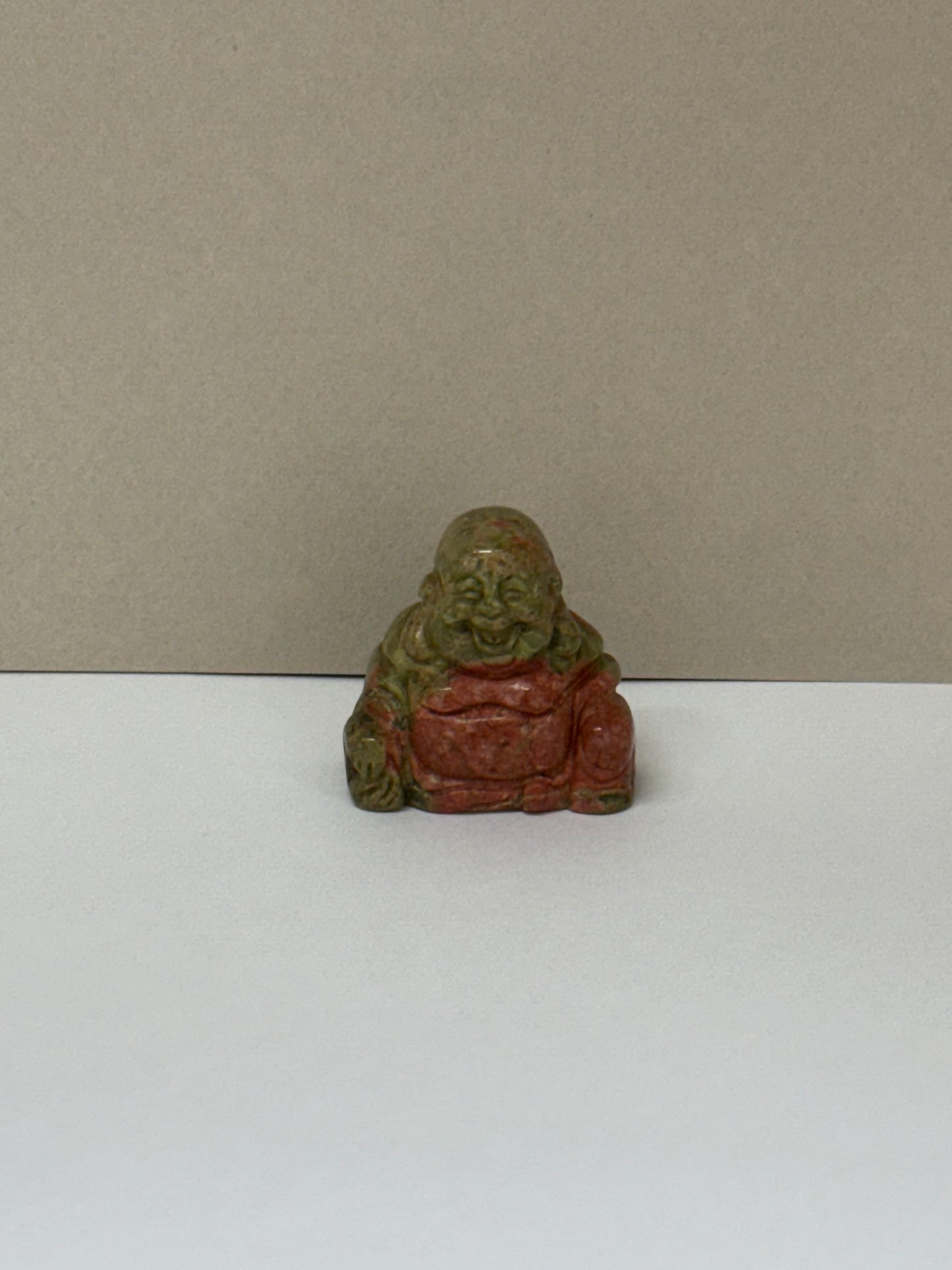 Statue de Bouddha Rieur – Unakite