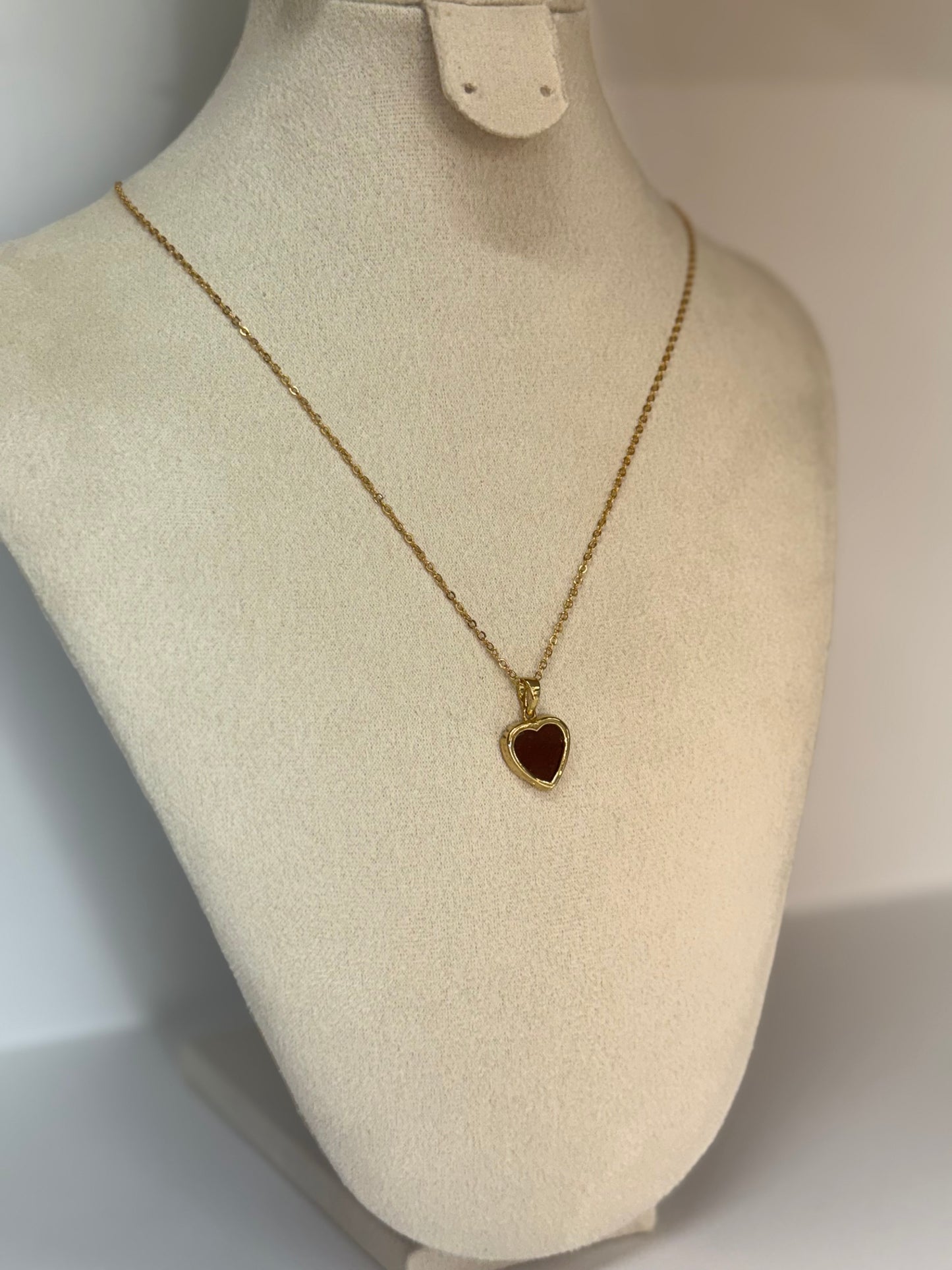 Collier Cœur de Flamme