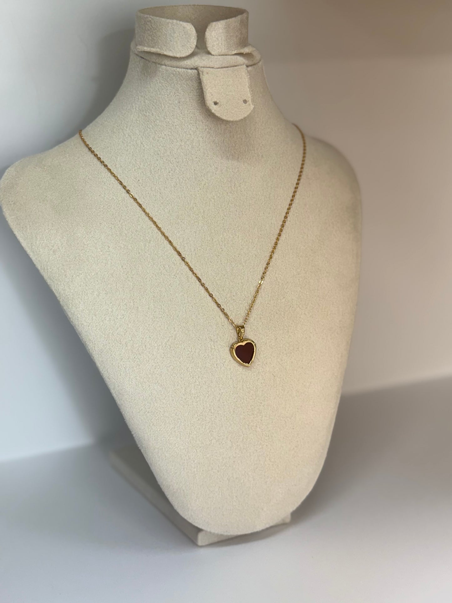 Collier Cœur de Flamme