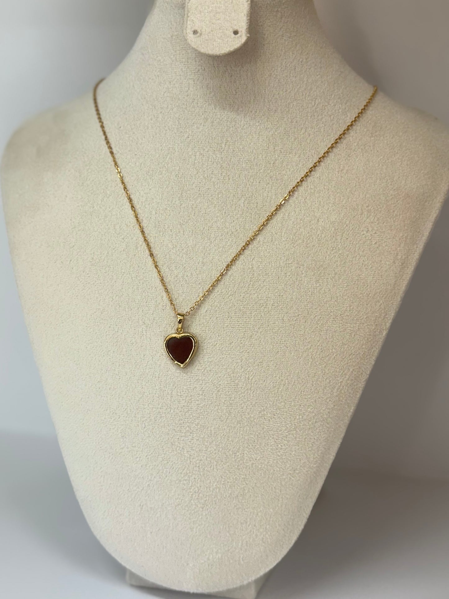 Collier Cœur de Flamme