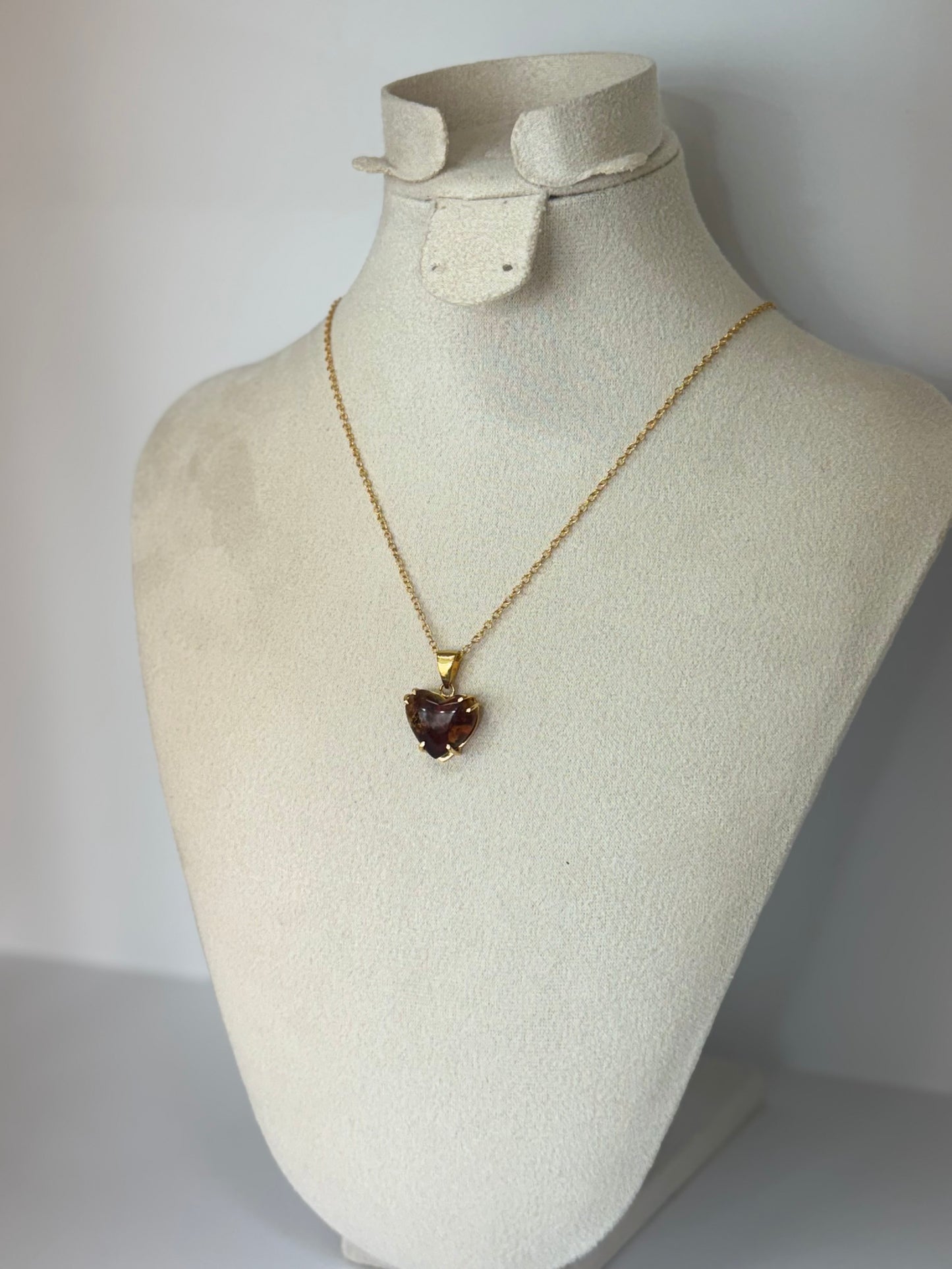 Collier Cœur d’Ambre