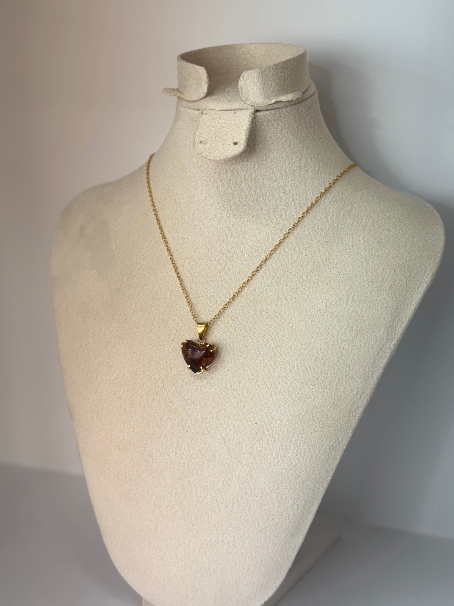 Collier Cœur d’Ambre