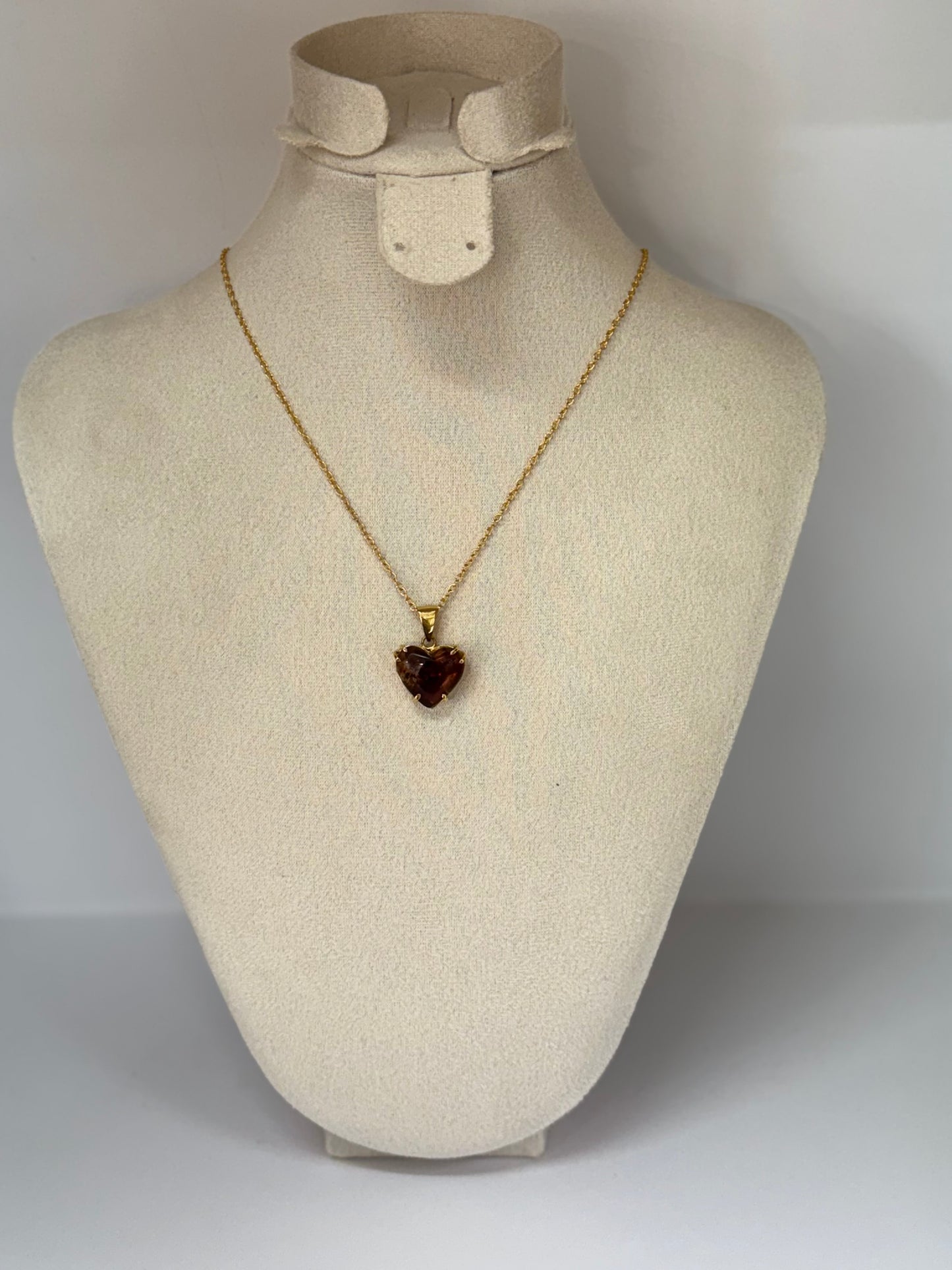 Collier Cœur d’Ambre