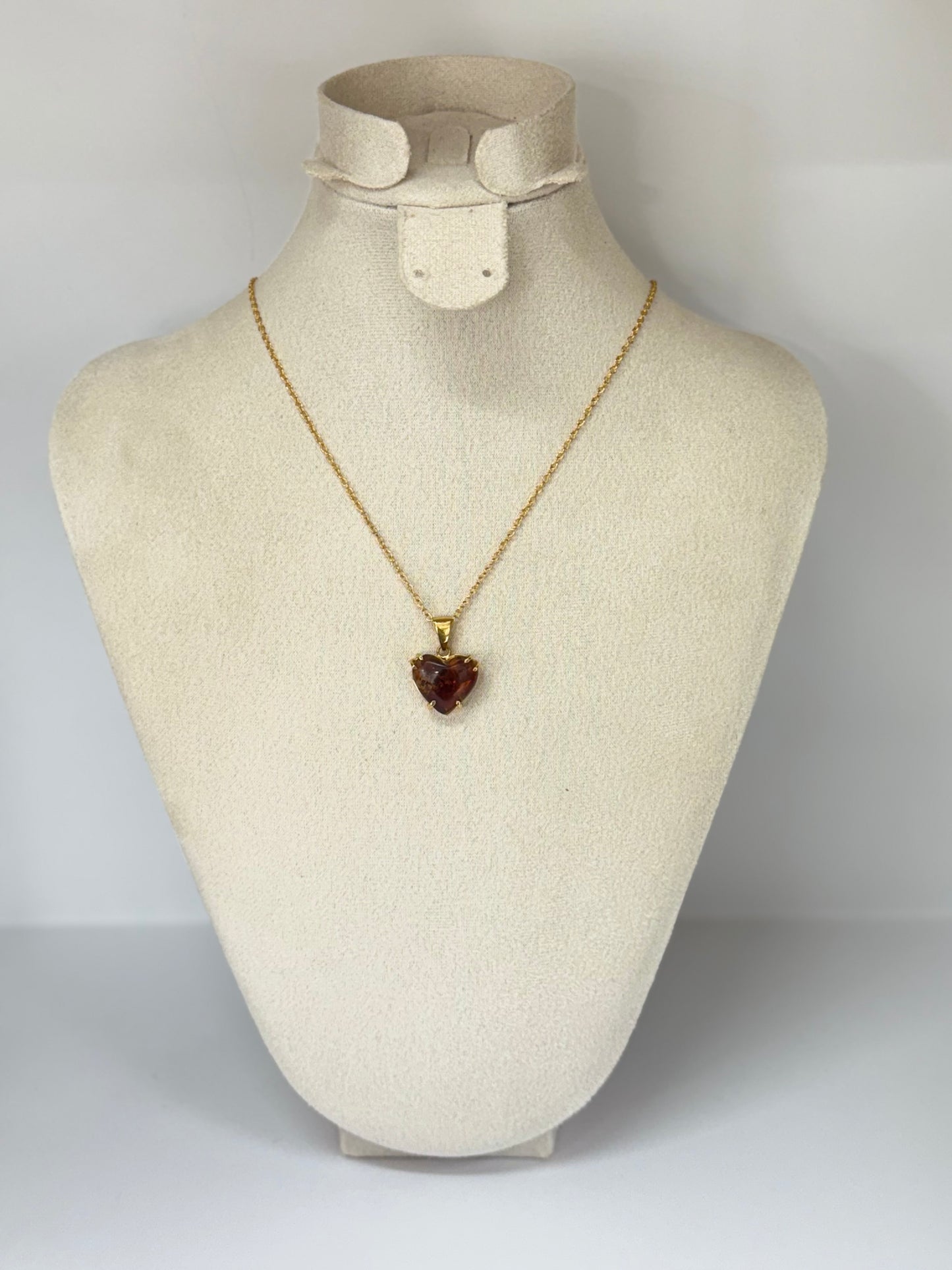 Collier Cœur d’Ambre