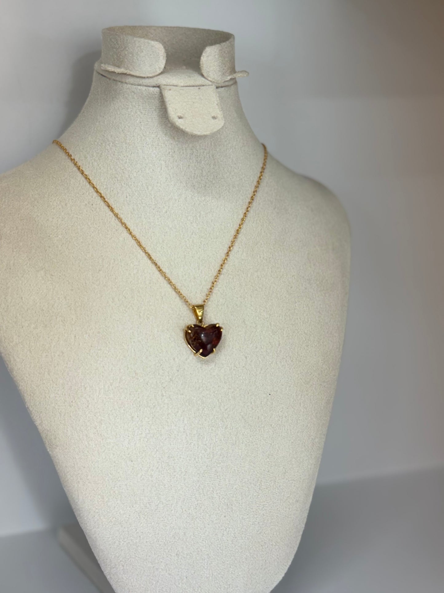 Collier Cœur d’Ambre