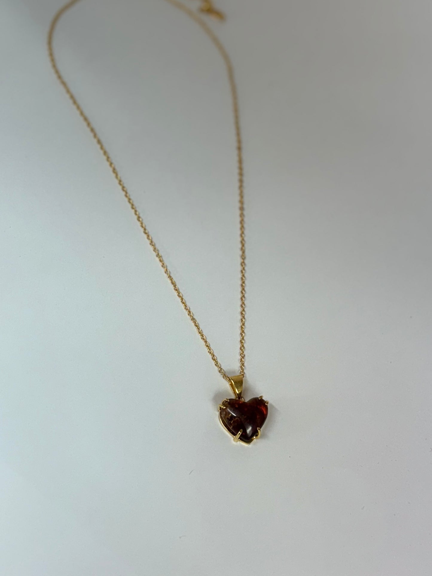 Collier Cœur d’Ambre