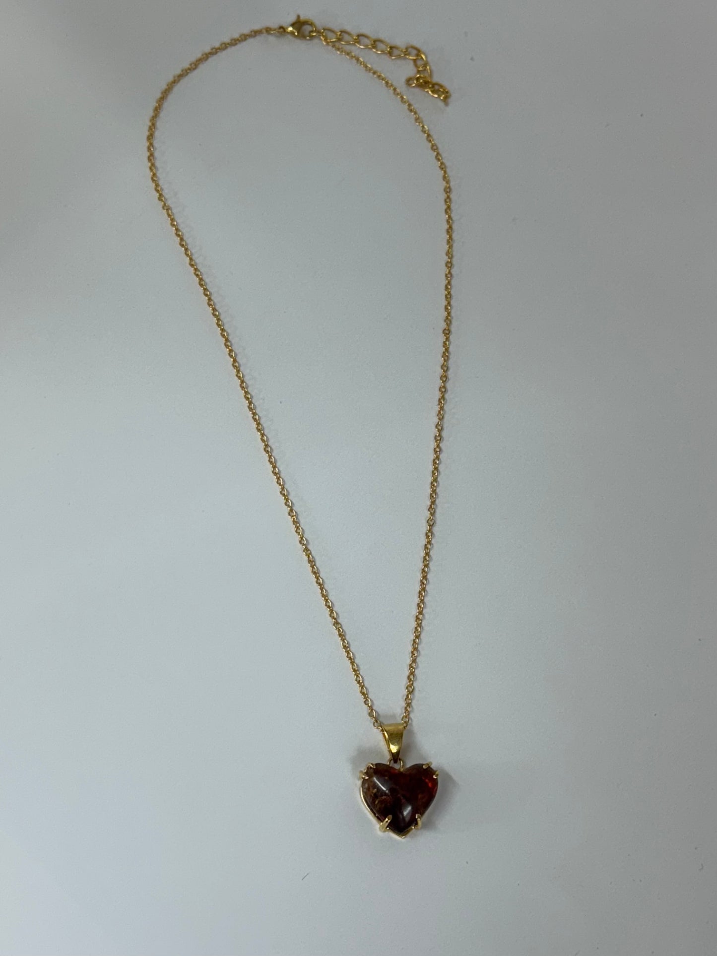 Collier Cœur d’Ambre
